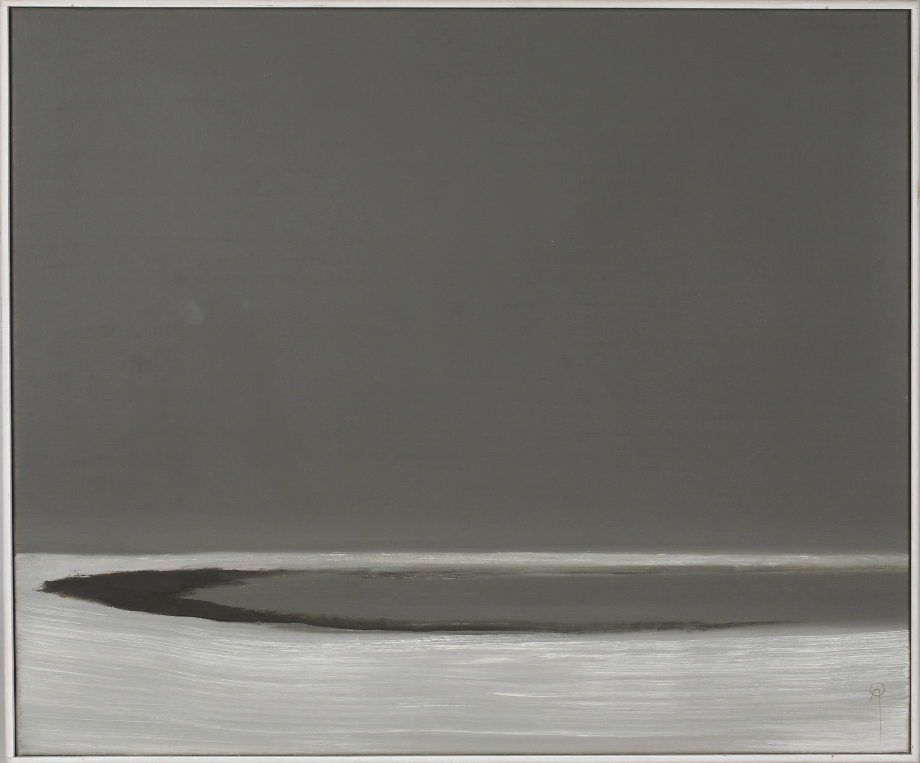 ARNE OLSSON. Strandlinje, olja på duk, monogramsignerad.