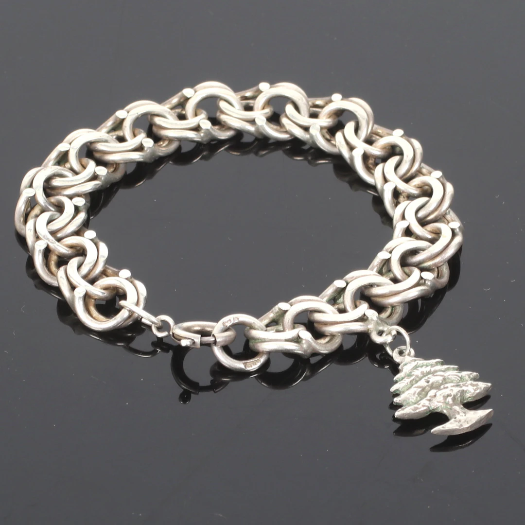 ARMBAND, silver, Sundells Guld, Finspång. 1900-talets andra hälft.