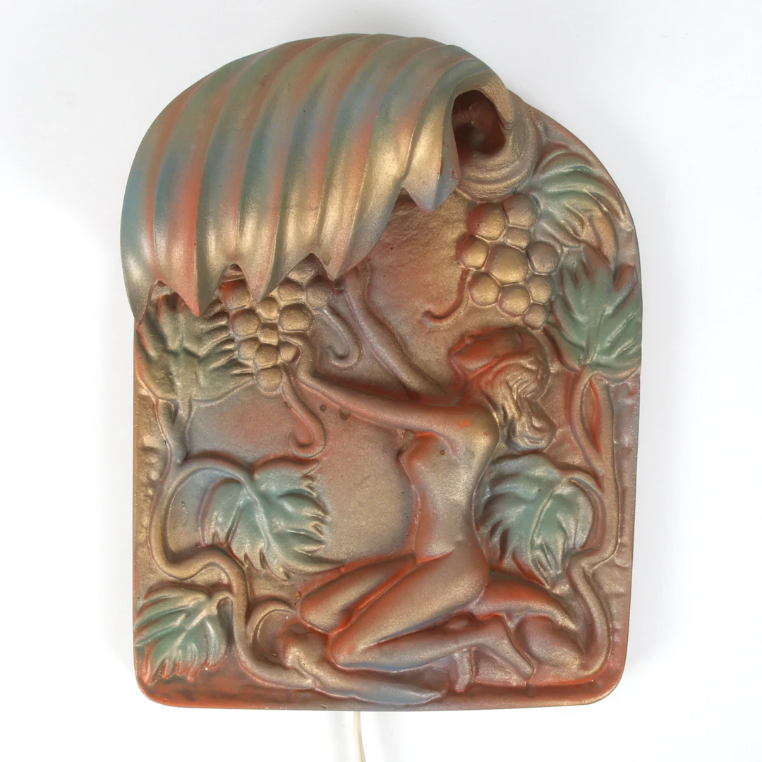 VÄGGPLAFOND, keramik, art deco, 1930-tal.