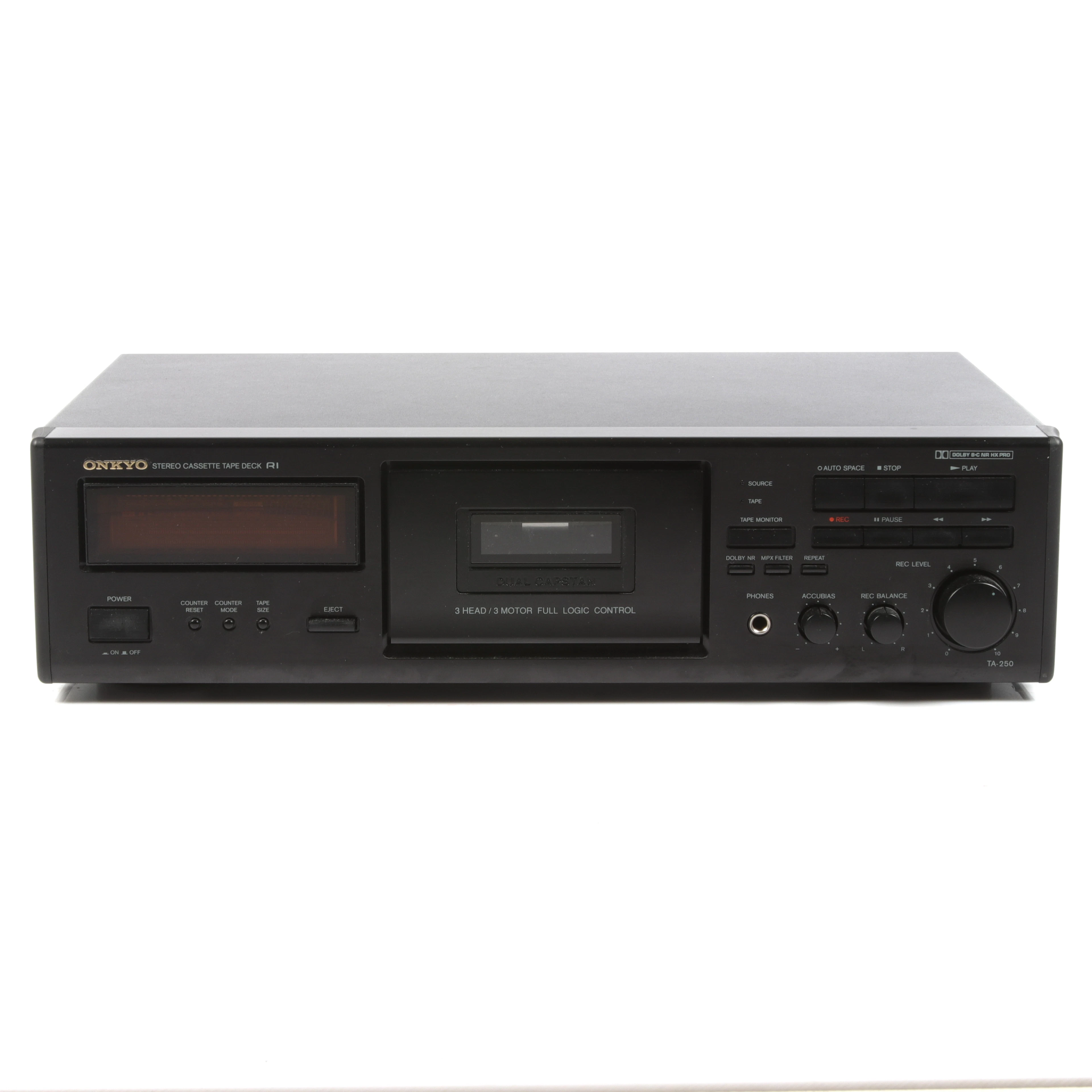 KASSETTDÄCK, Onkyo TA 250. 1990-tal.