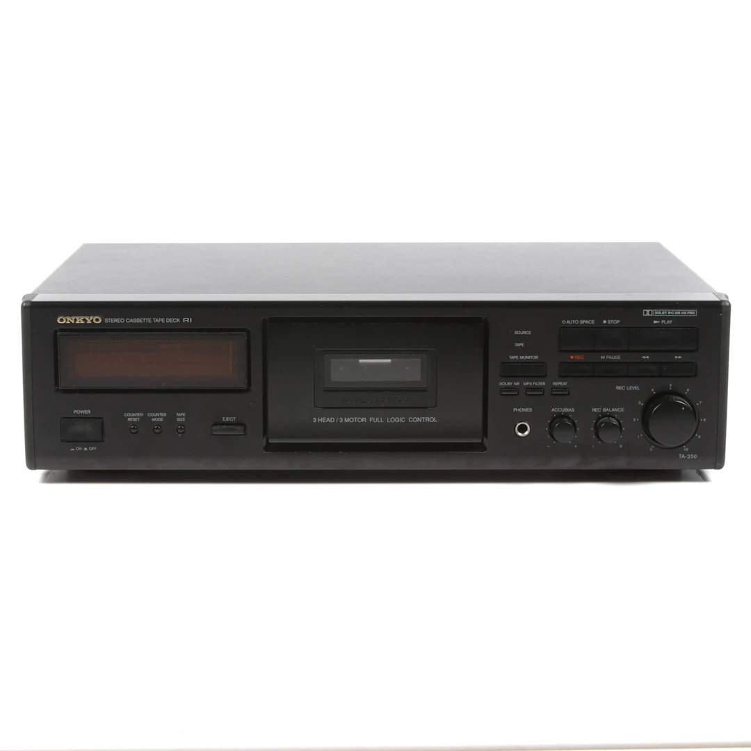 KASSETTDÄCK, Onkyo TA 250. 1990-tal.