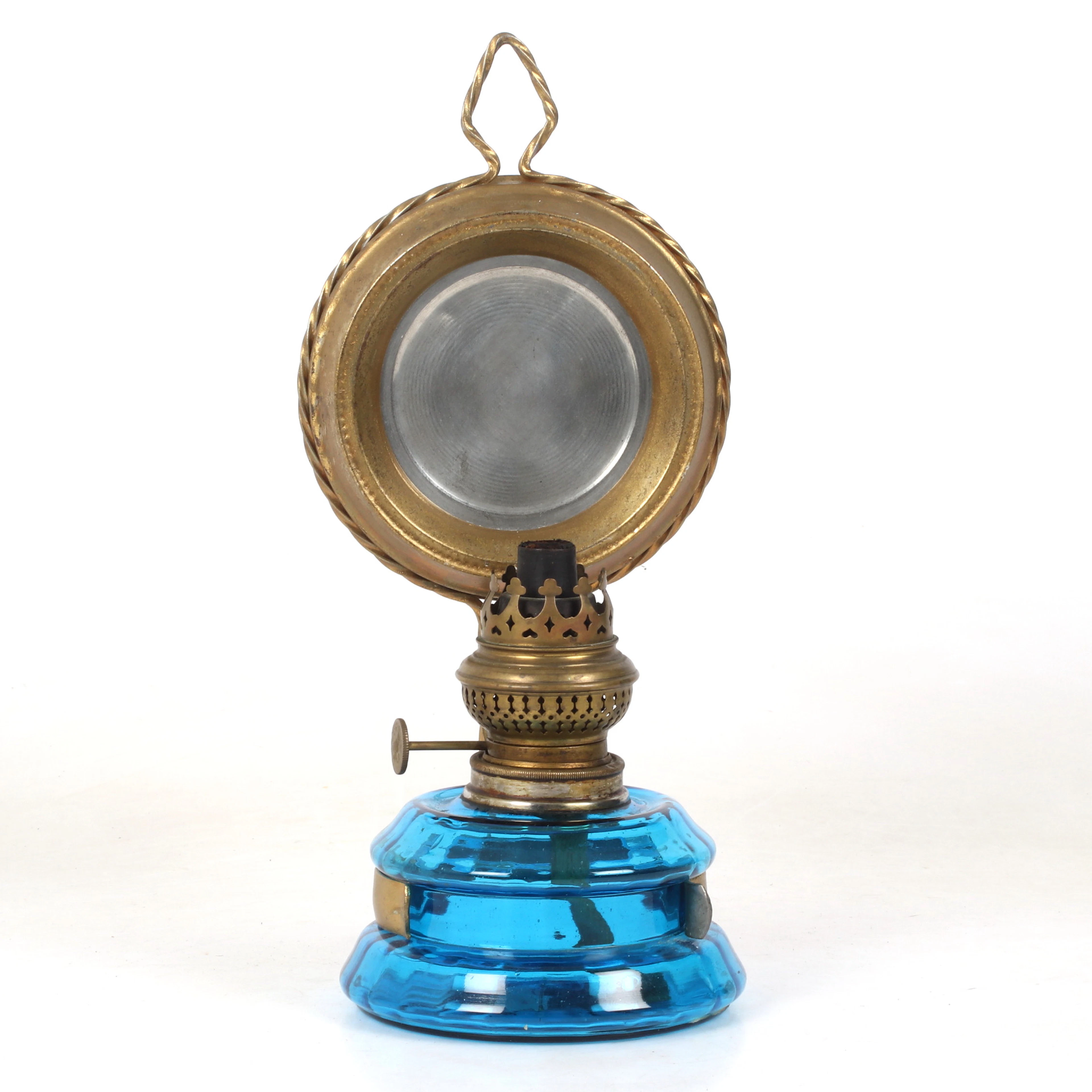 VÄGGFOTOGENLAMPA, glas och metall, 18/1900-tal.