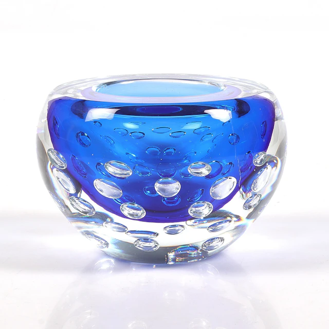 VLADIMIR SVAB. Skulptur/skål, glas. Baranek. Czech Republic.