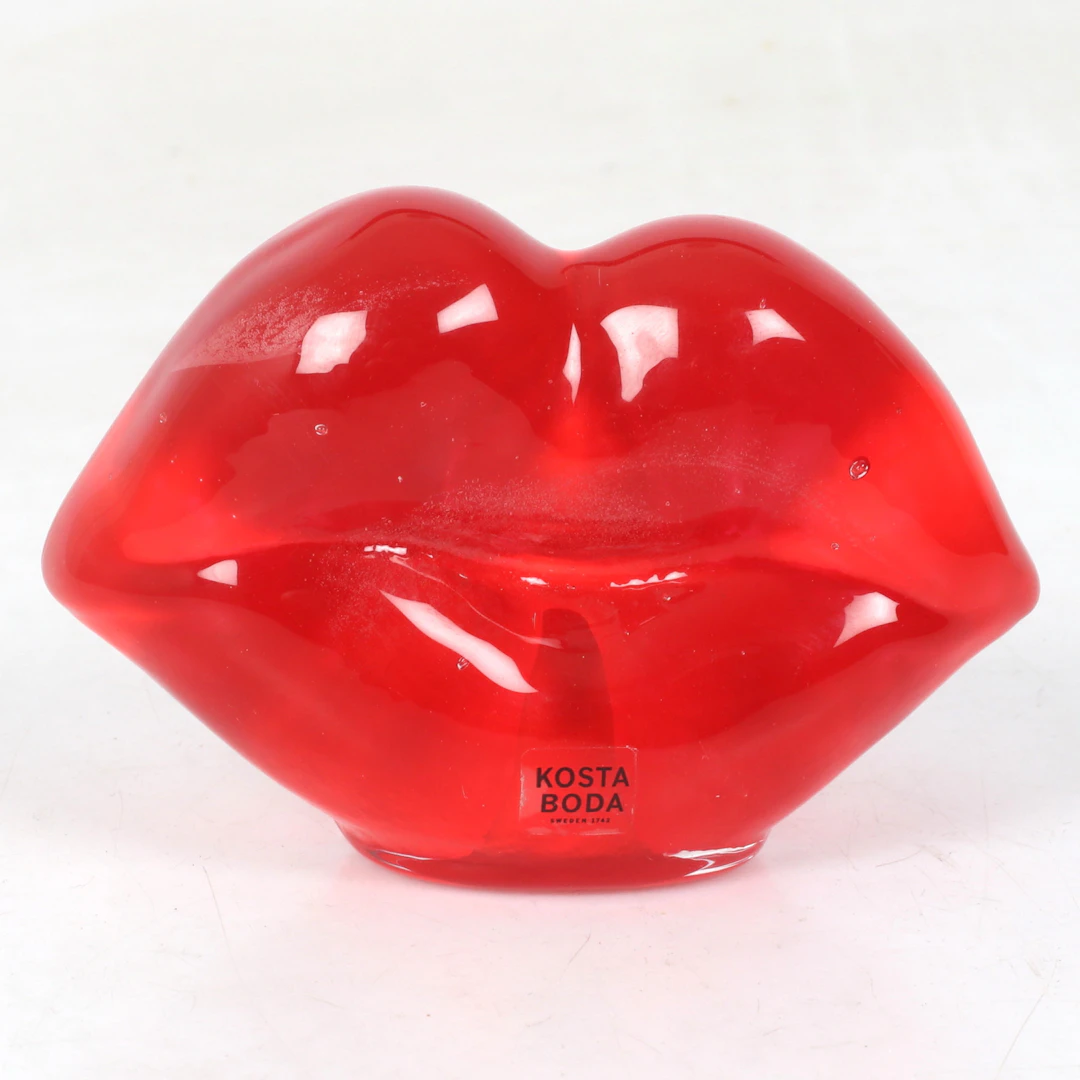 ÅSA JUNGNELIUS. Skulptur, "Make Up", glas, Kosta Boda.