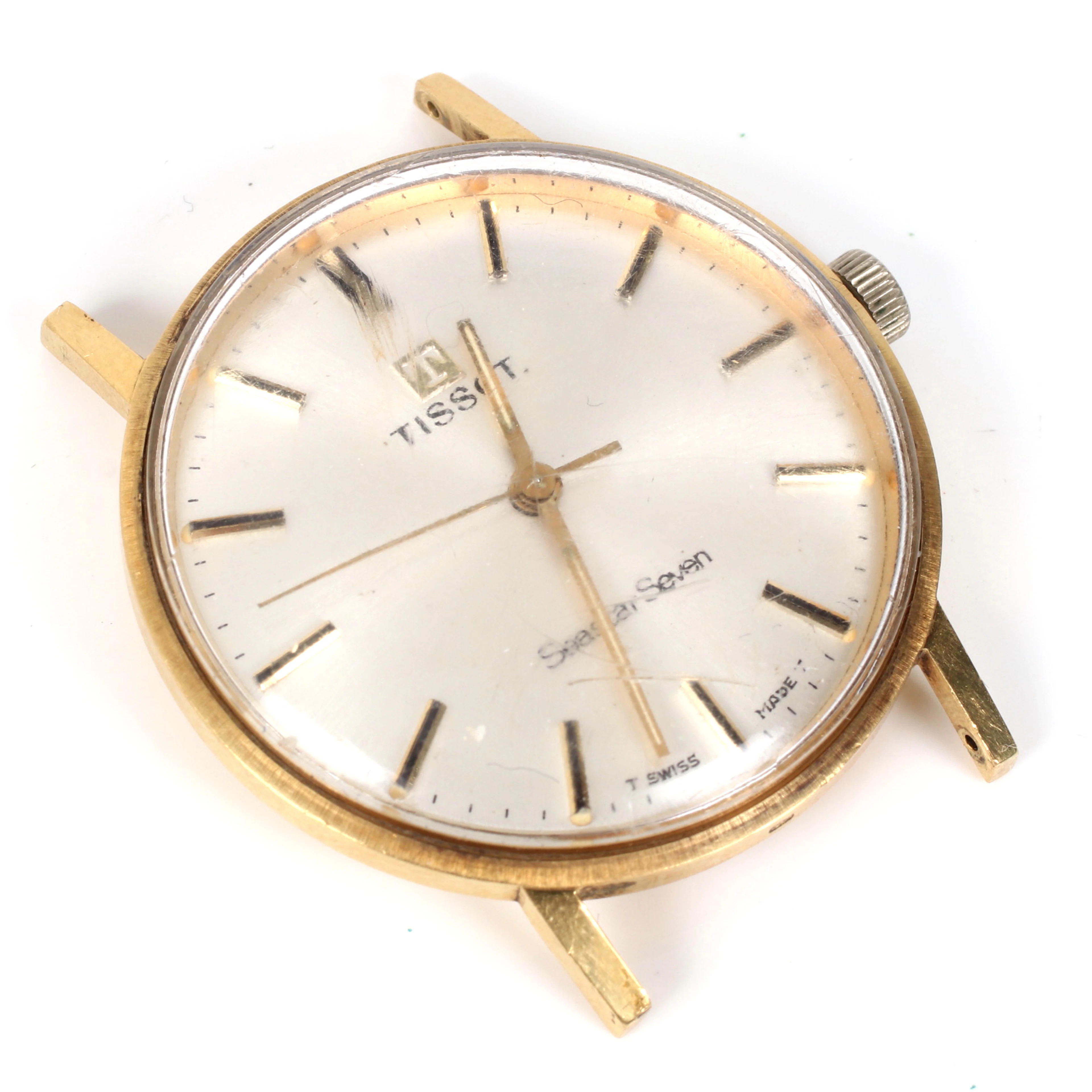 ARMBANDSUR, 18k guld, manuell, Tissot Seastar Seven. 1900-talets sista kvartal.