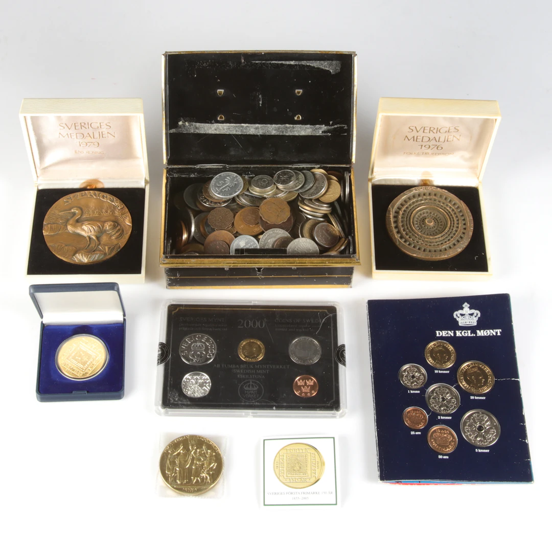 PARTI MYNT/MEDALJER, 18/1900-tal.