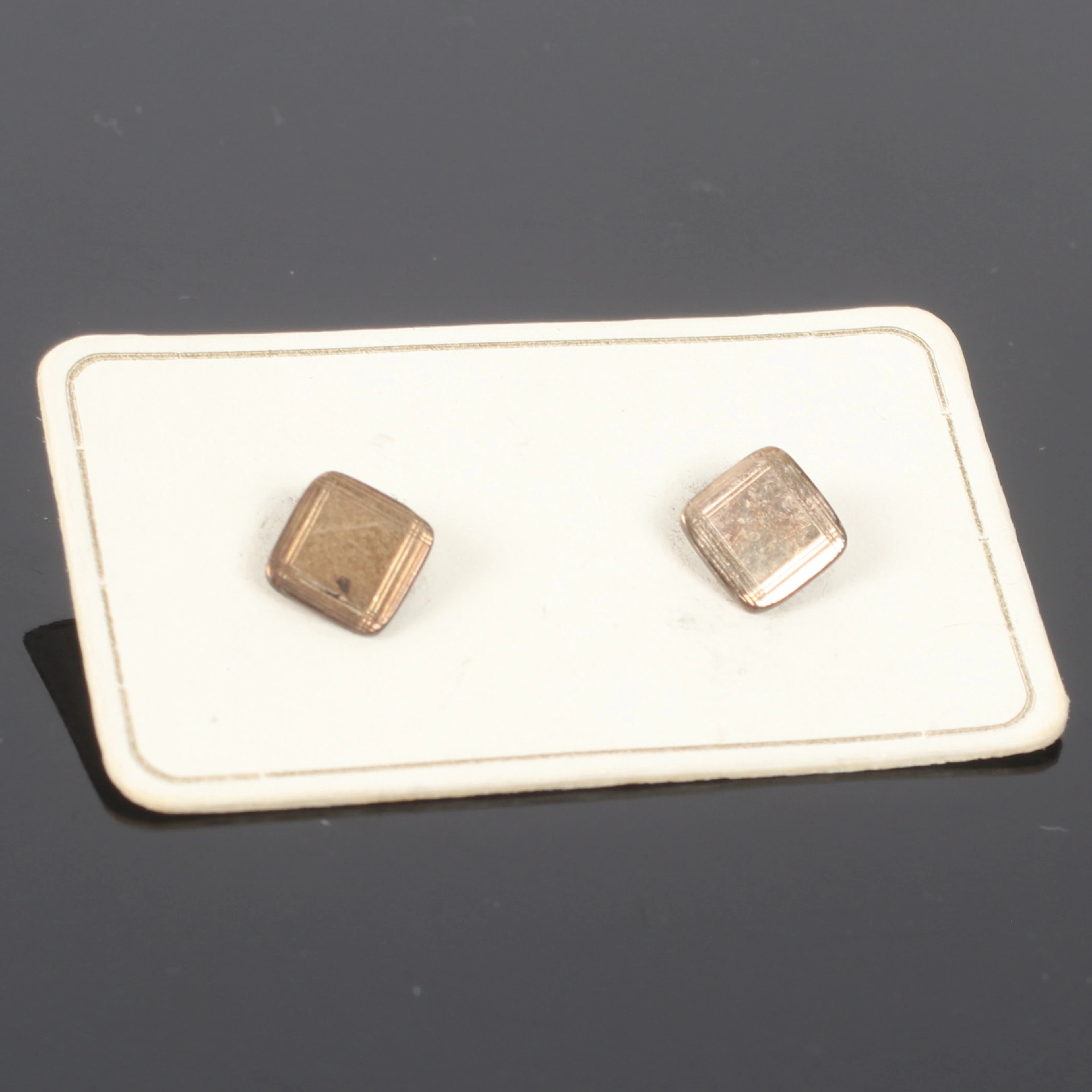 (2610-213) SKJORTKNAPPAR, förgyllt silver, Gustav Dahlberg & Co. 1965.