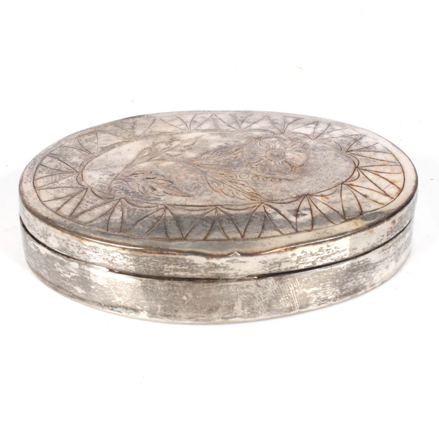 DOSA, silver, otydligt stämplar, 1844.