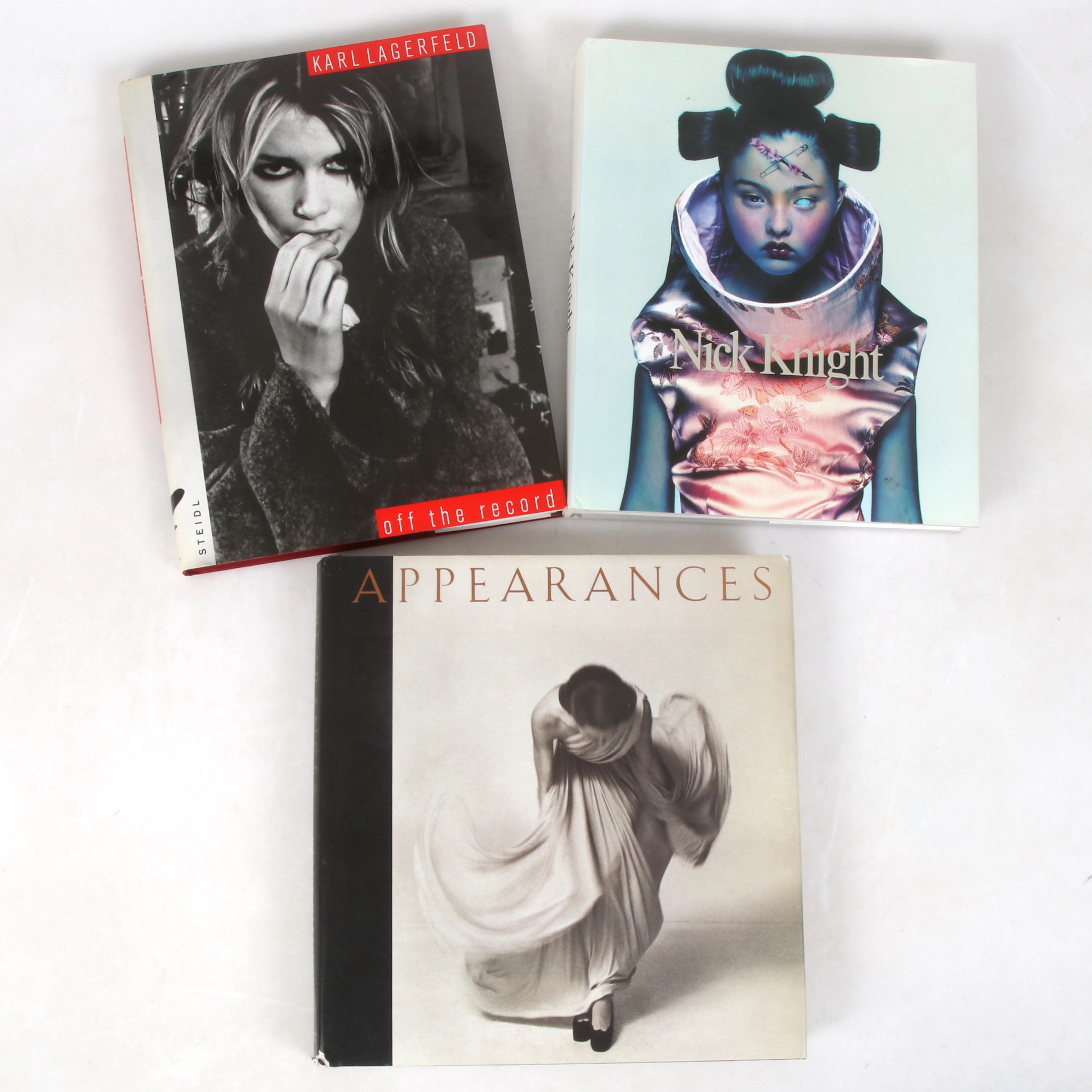 FOTOBÖCKER, 3 st, bl.a. mode. "Off the record - Karl Lagerfeld", Steidl.