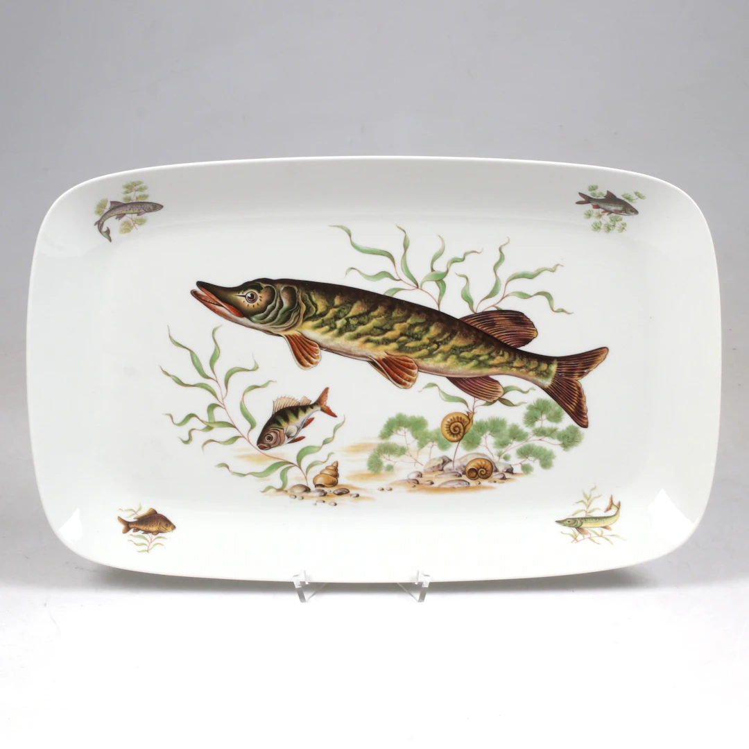 FISKFAT, porslin, Rörstrand, 1900-tal.