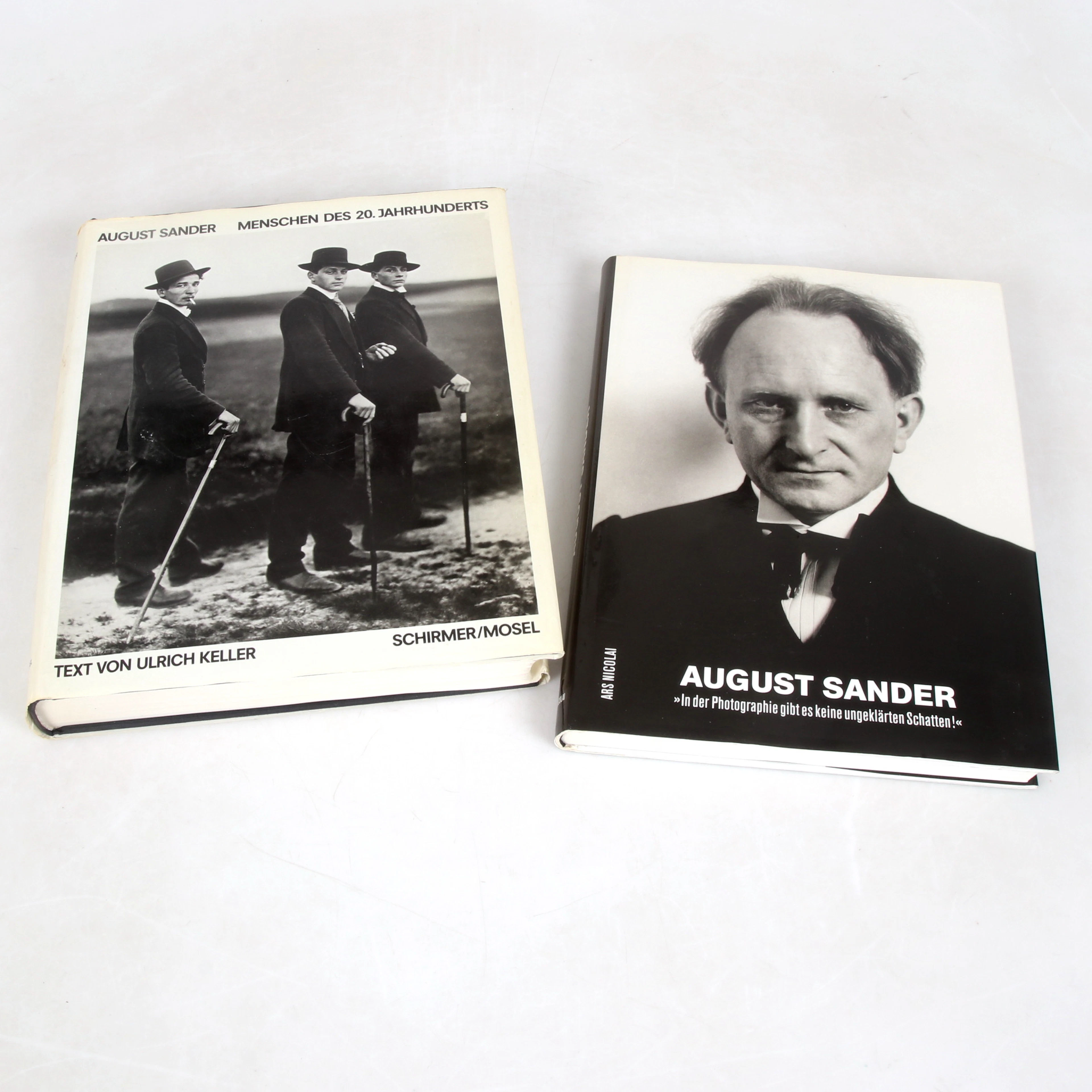 AUGUST SANDER. Fotoböcker, 2 st, "Menschen des 20. Jahrhunderts"