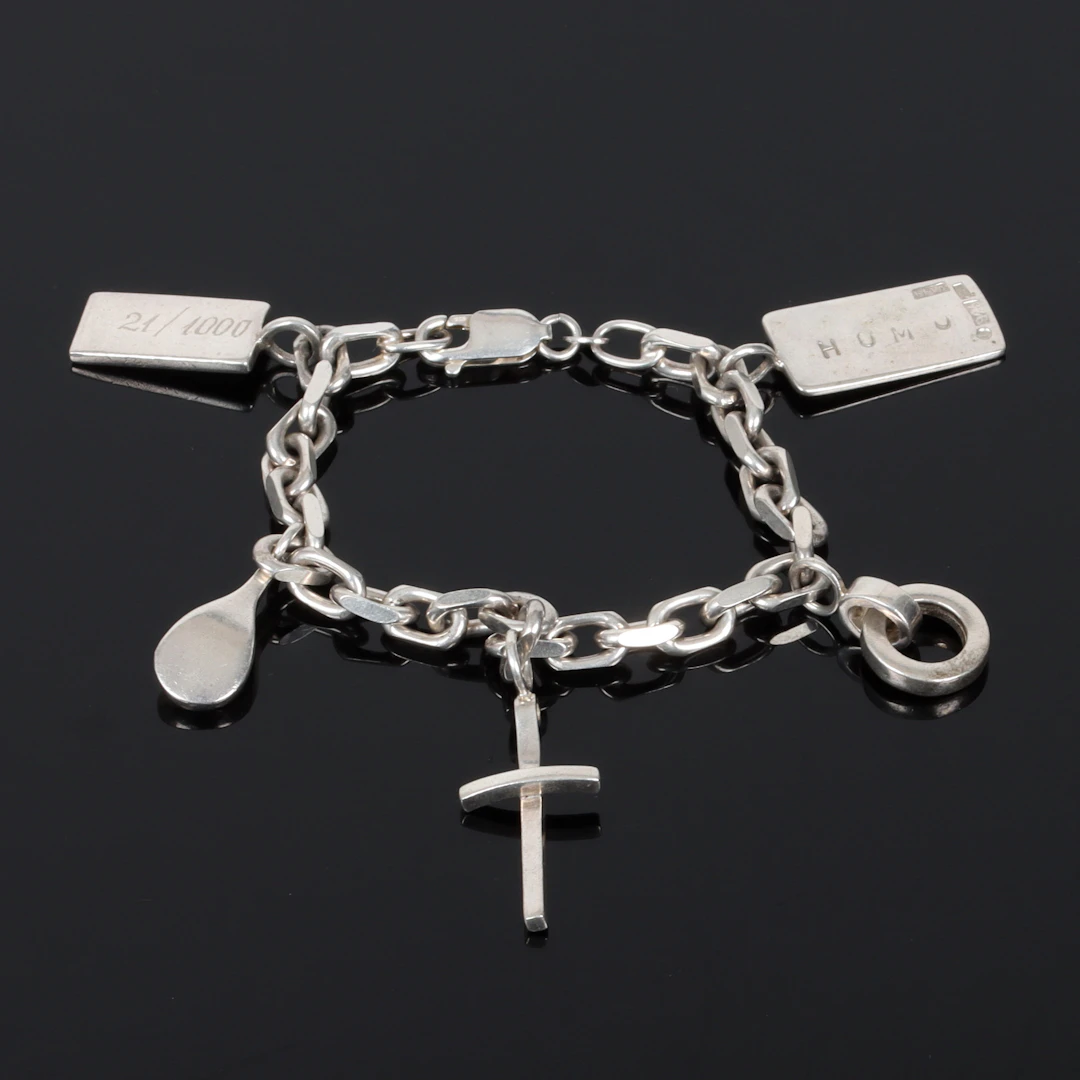 EFVA ATTLING. Armband, silver, Greatest Hits.
