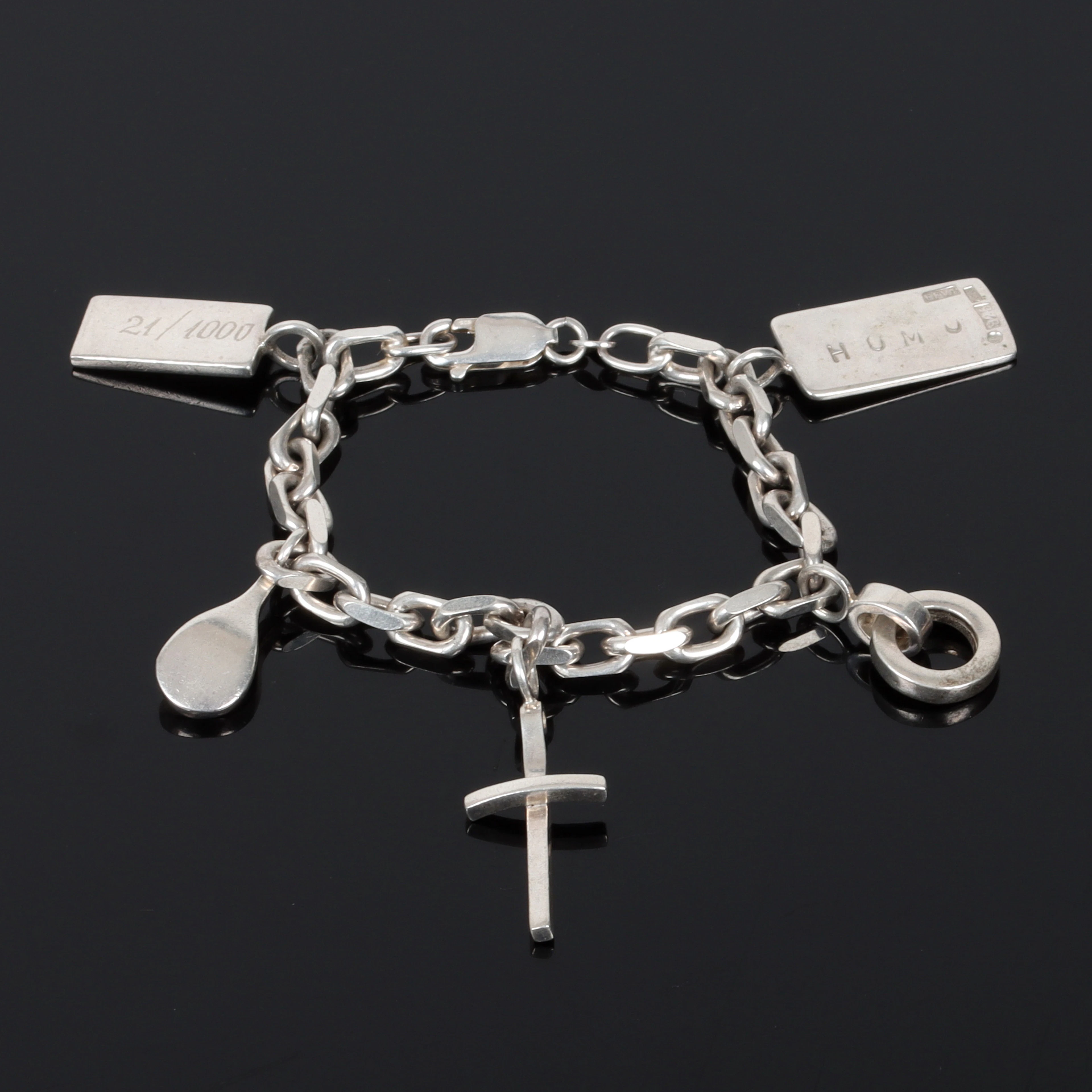 EFVA ATTLING. Armband, silver, Greatest Hits.