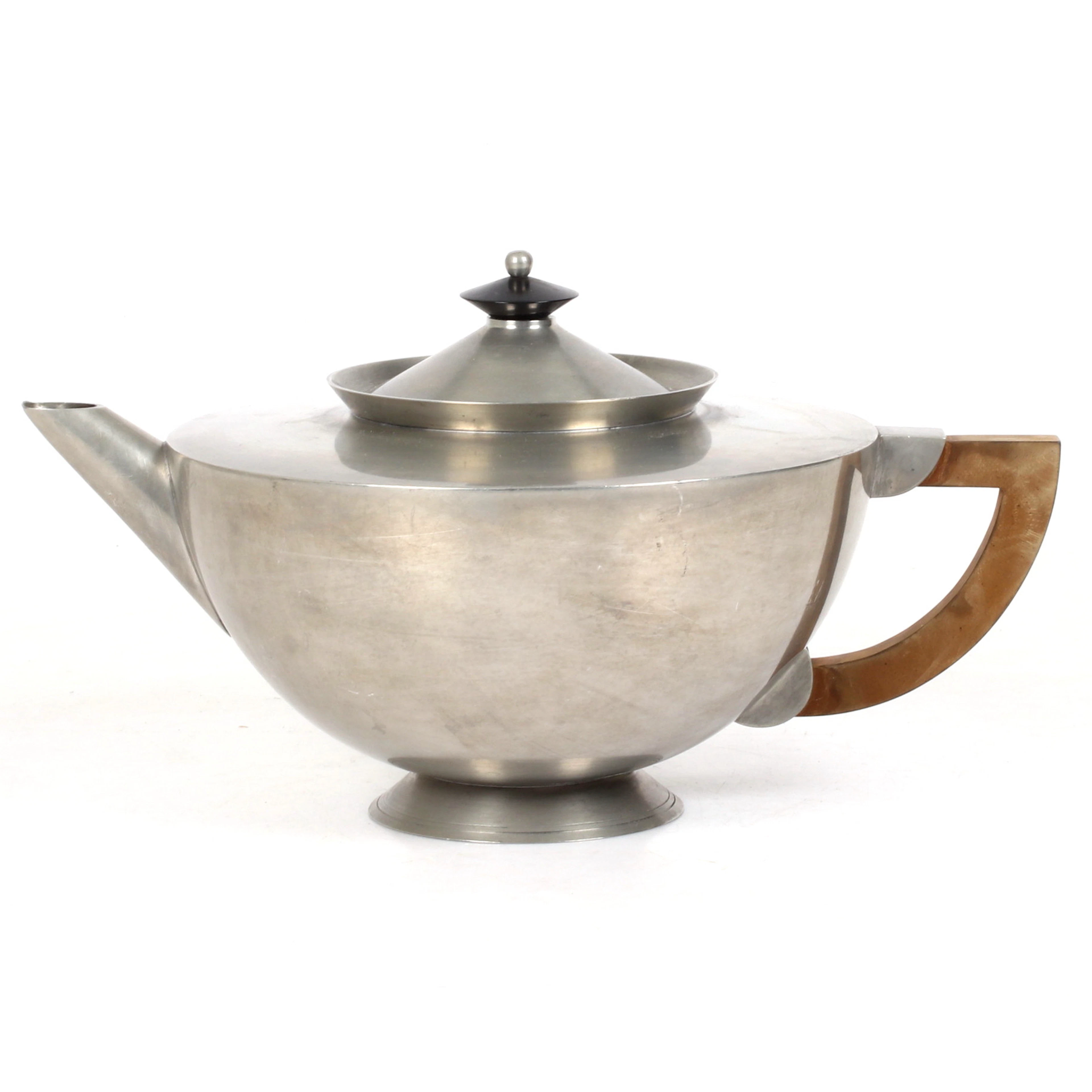 TEKANNA, tenn, art deco, Ystad tenn, 1930-tal.