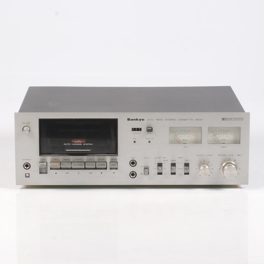 KASSETTDÄCK, Sankyo STD 1900. 1970/80-tal.