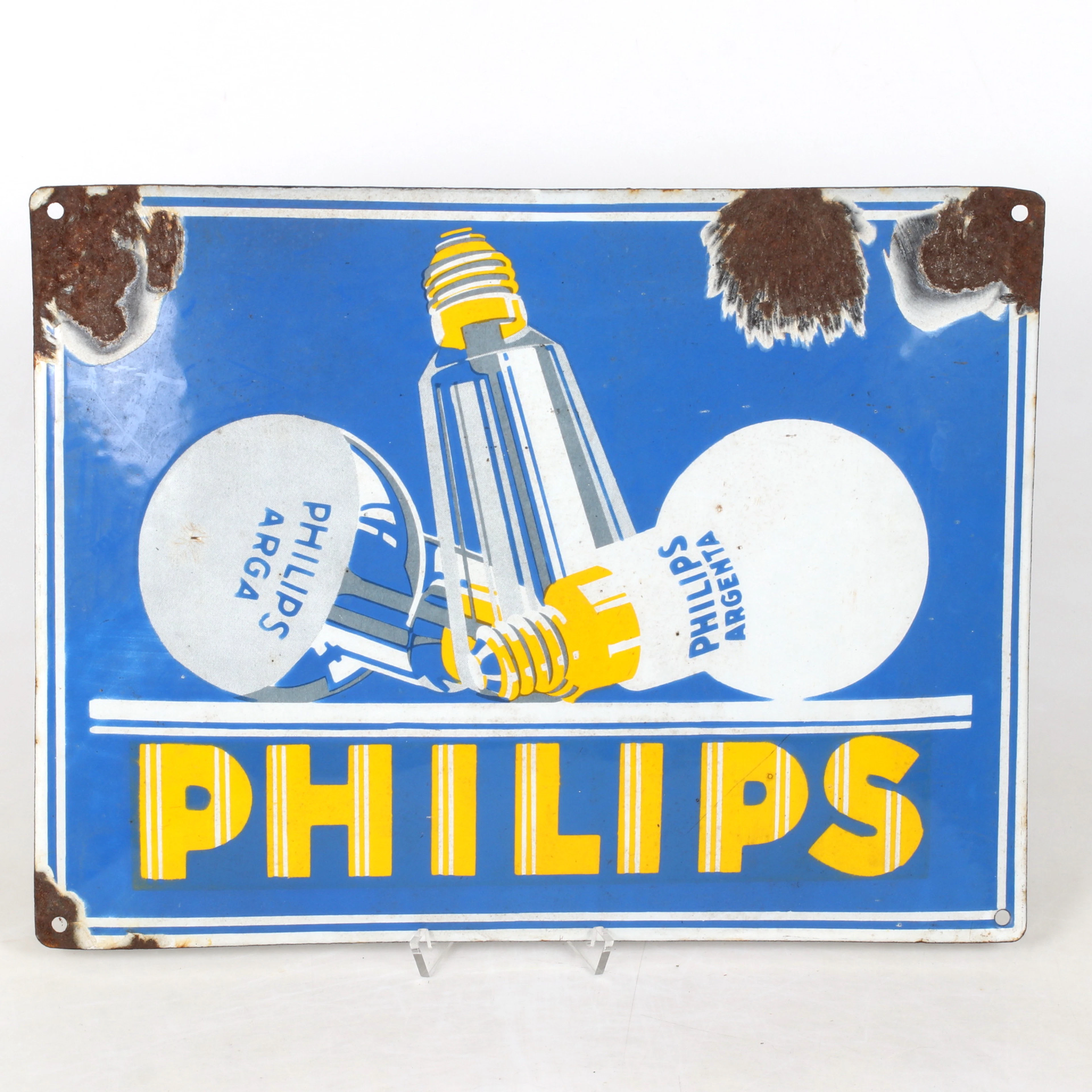 PHILIPS, emaljskylt, 1900-tal.