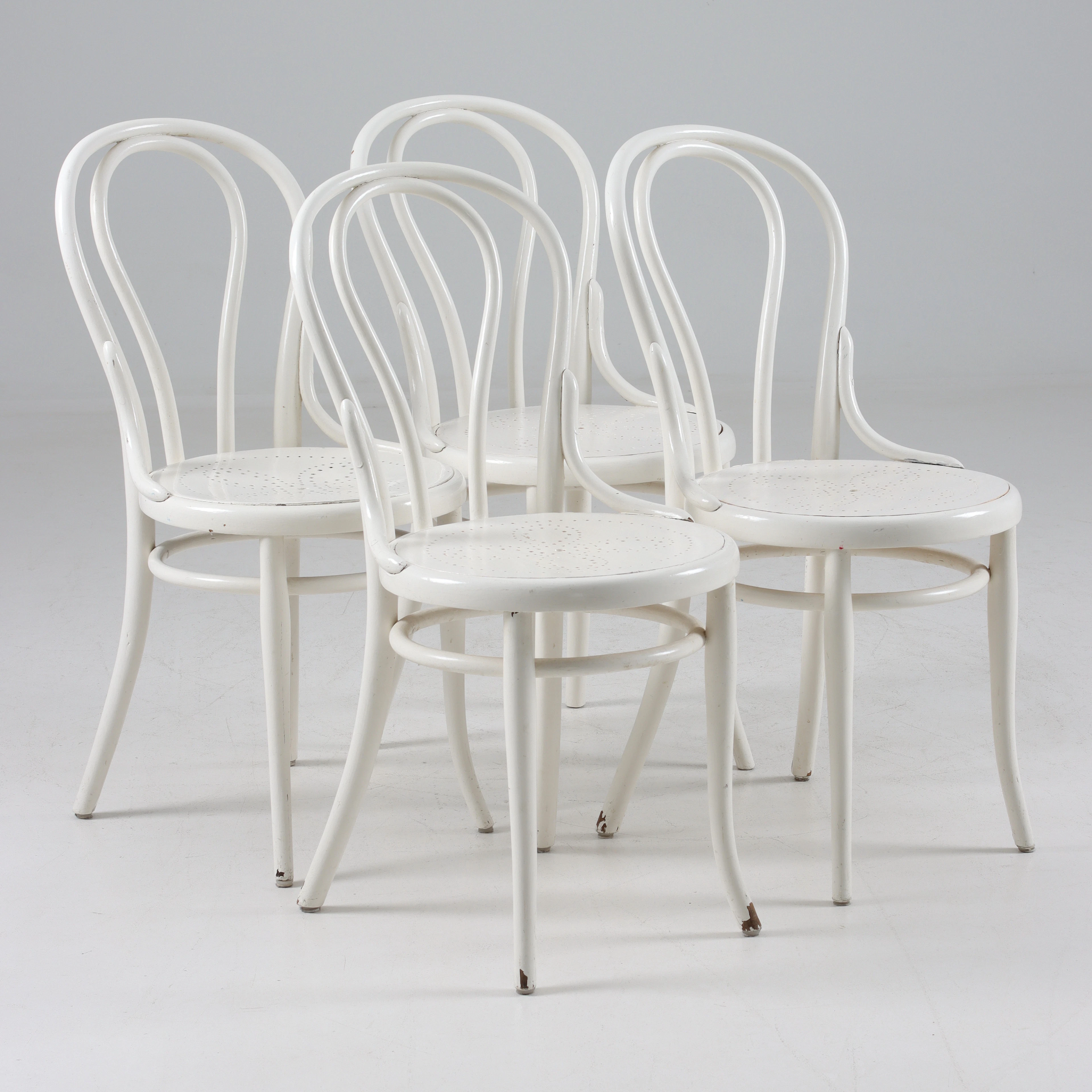 STOLAR 4 st, Thonet, Wien, 1900-talets första hälft.