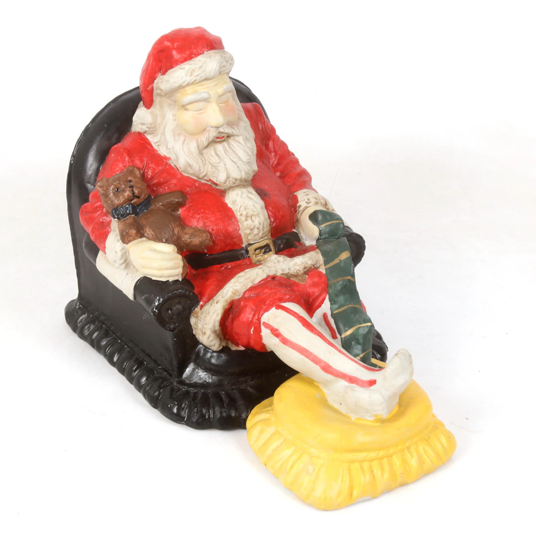 FIGURIN, sittande tomte, keramik, Höör & Ulfåse, 1900-tal.