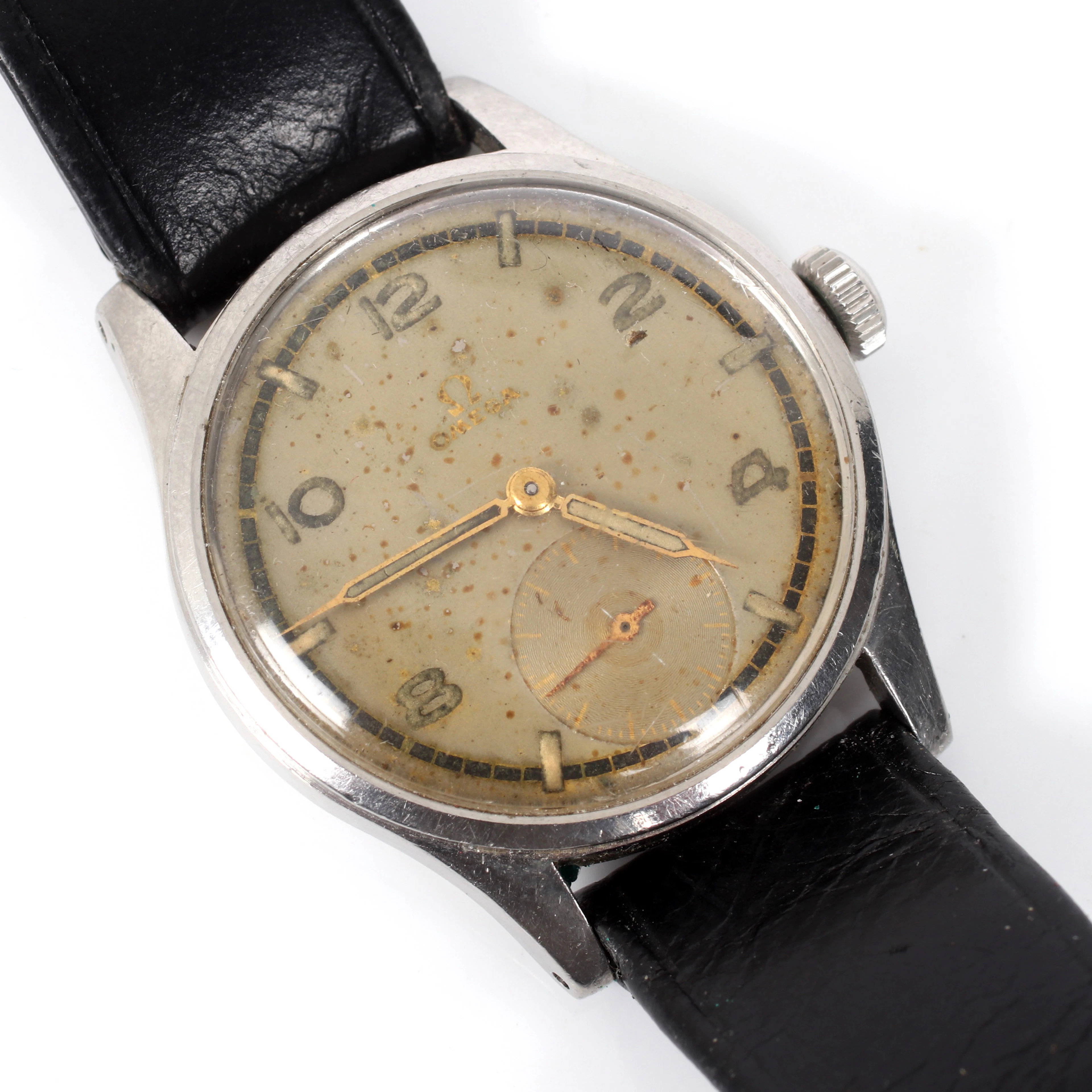 ARMBANDSUR, manuellt uppdrag, Omega, 1900-talets mitt.
