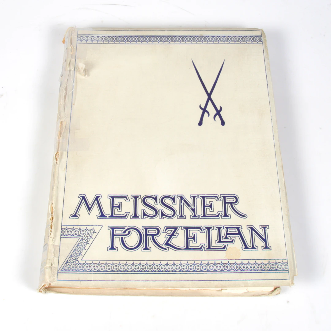 BOK, Meissner (Meissen) Porzellan, (Meissen), Von Karl Bergling. Tyskland.