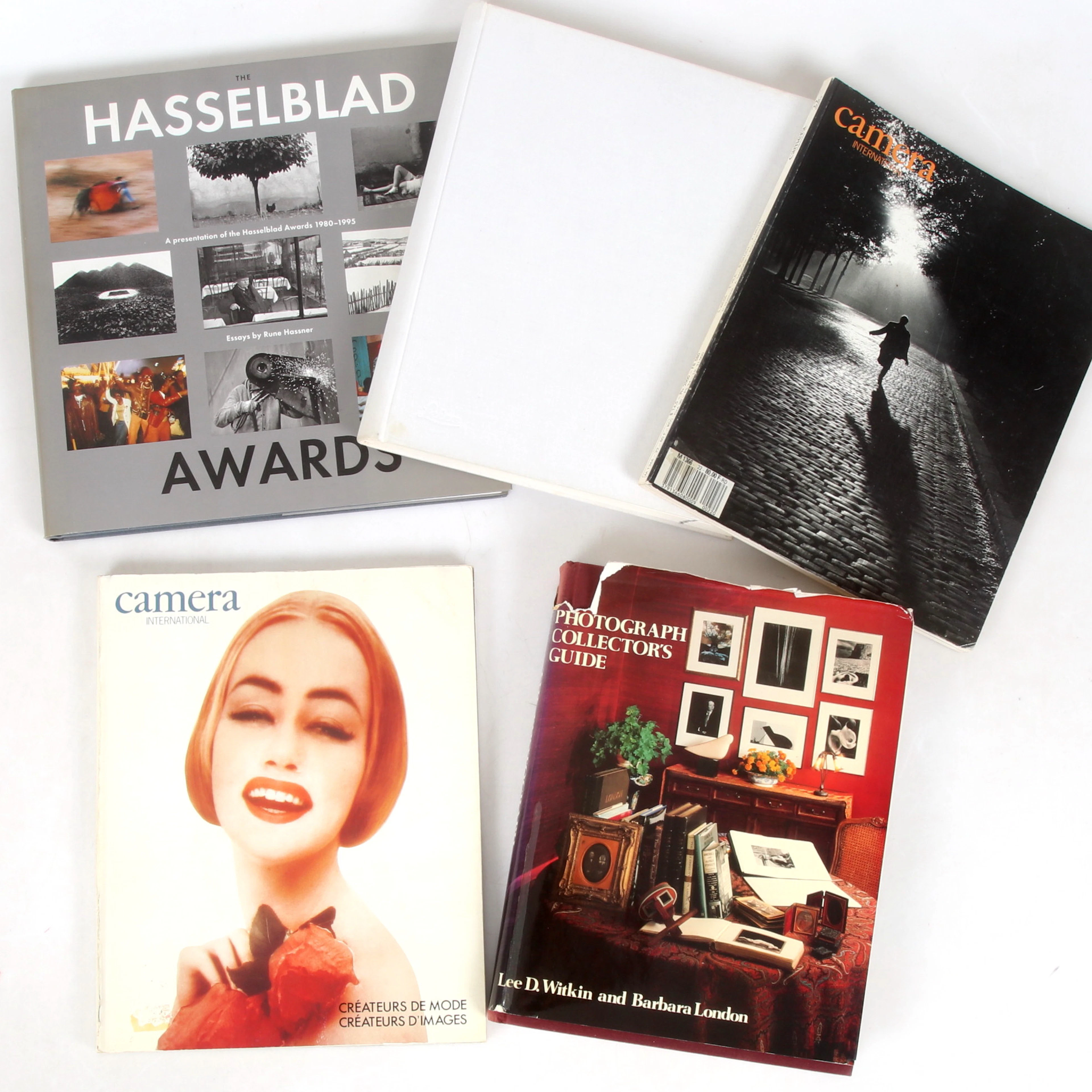 FOTOBÖCKER, 5 st, bl.a.Hasselblads Award, Leica 75 years. Photograph
