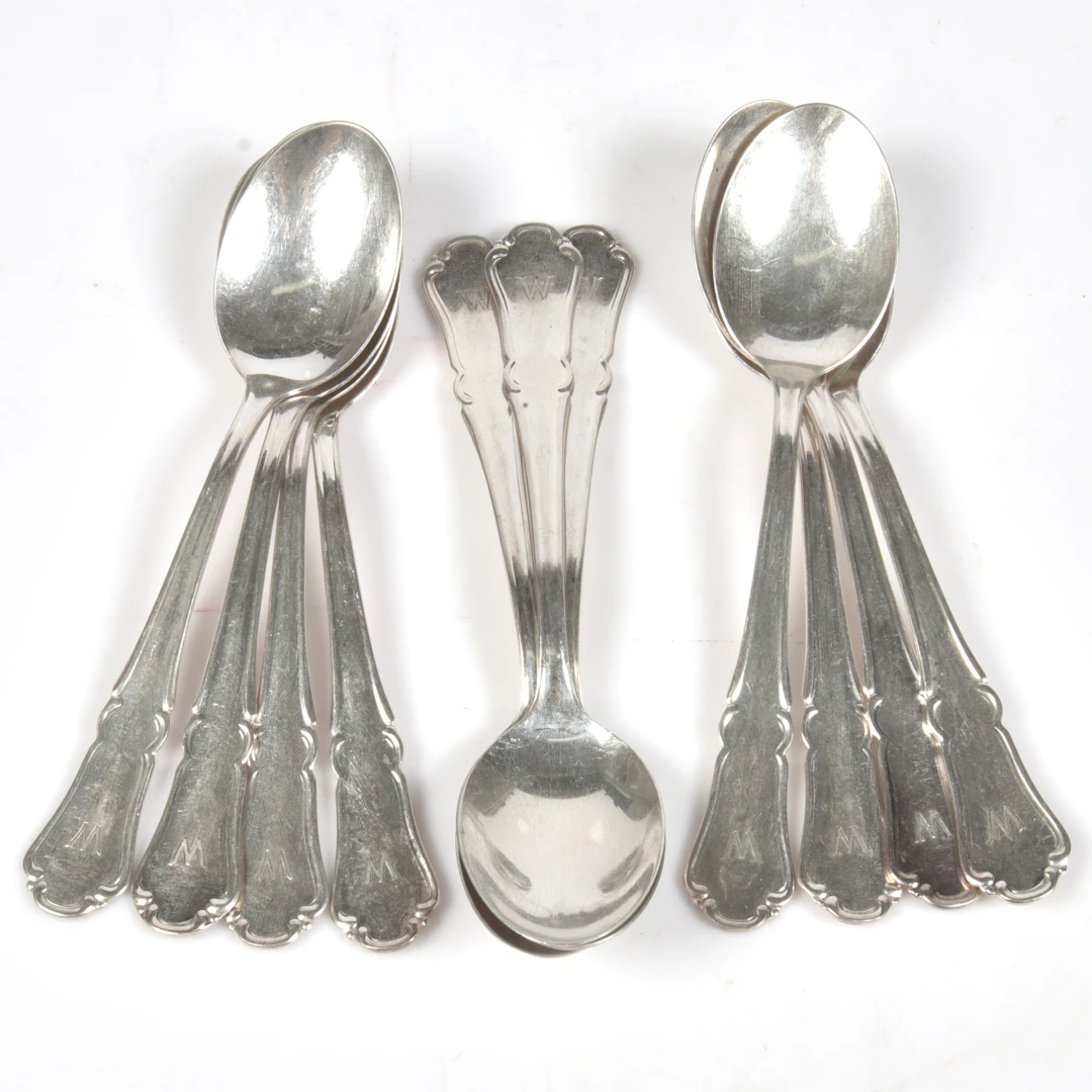 SKEDAR, 11 st, silver, "Rådhus", 1900-tal.