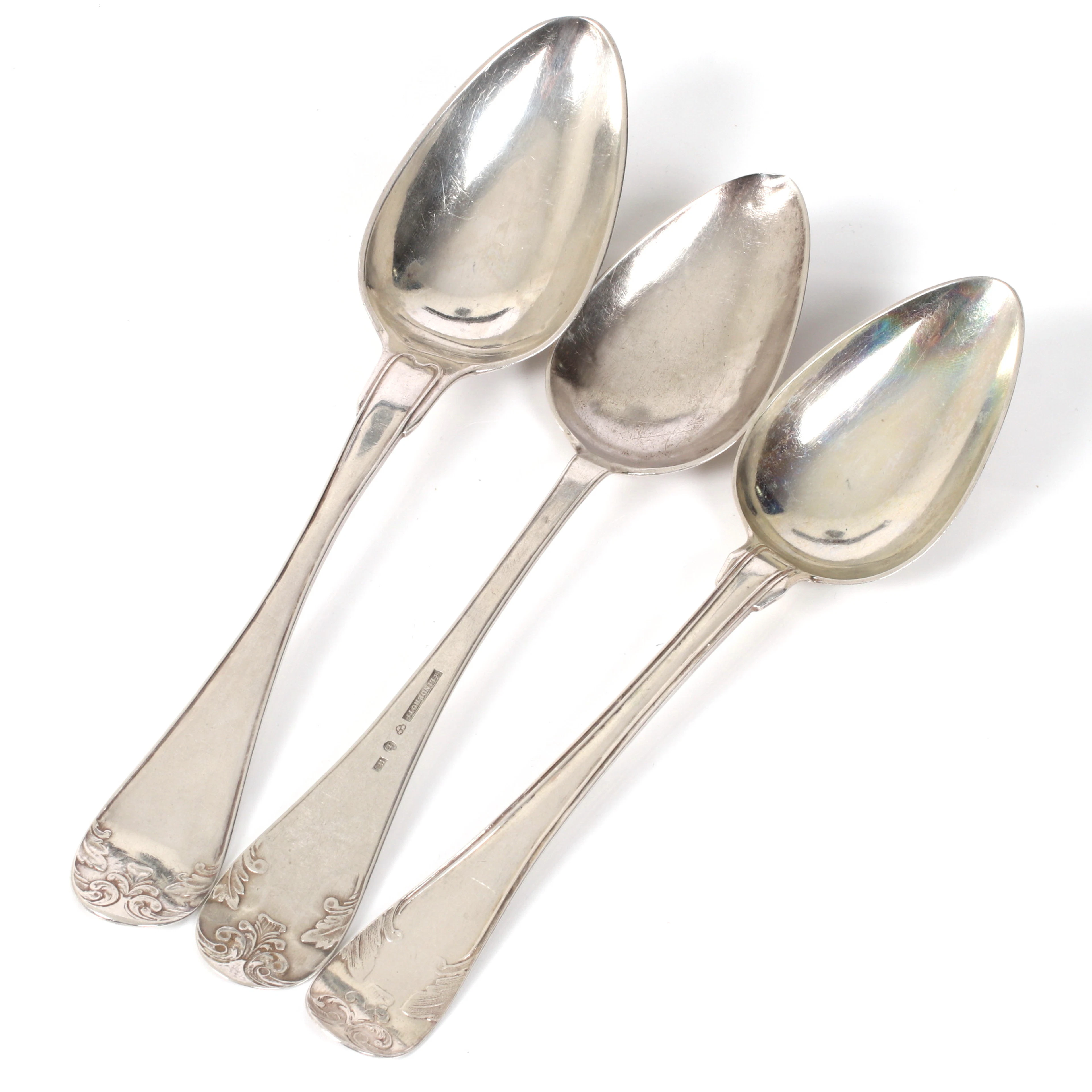 SKEDAR, silver, bl.a. Petter Adolf Sjöberg (1798-1833), Stockholm. 1824.