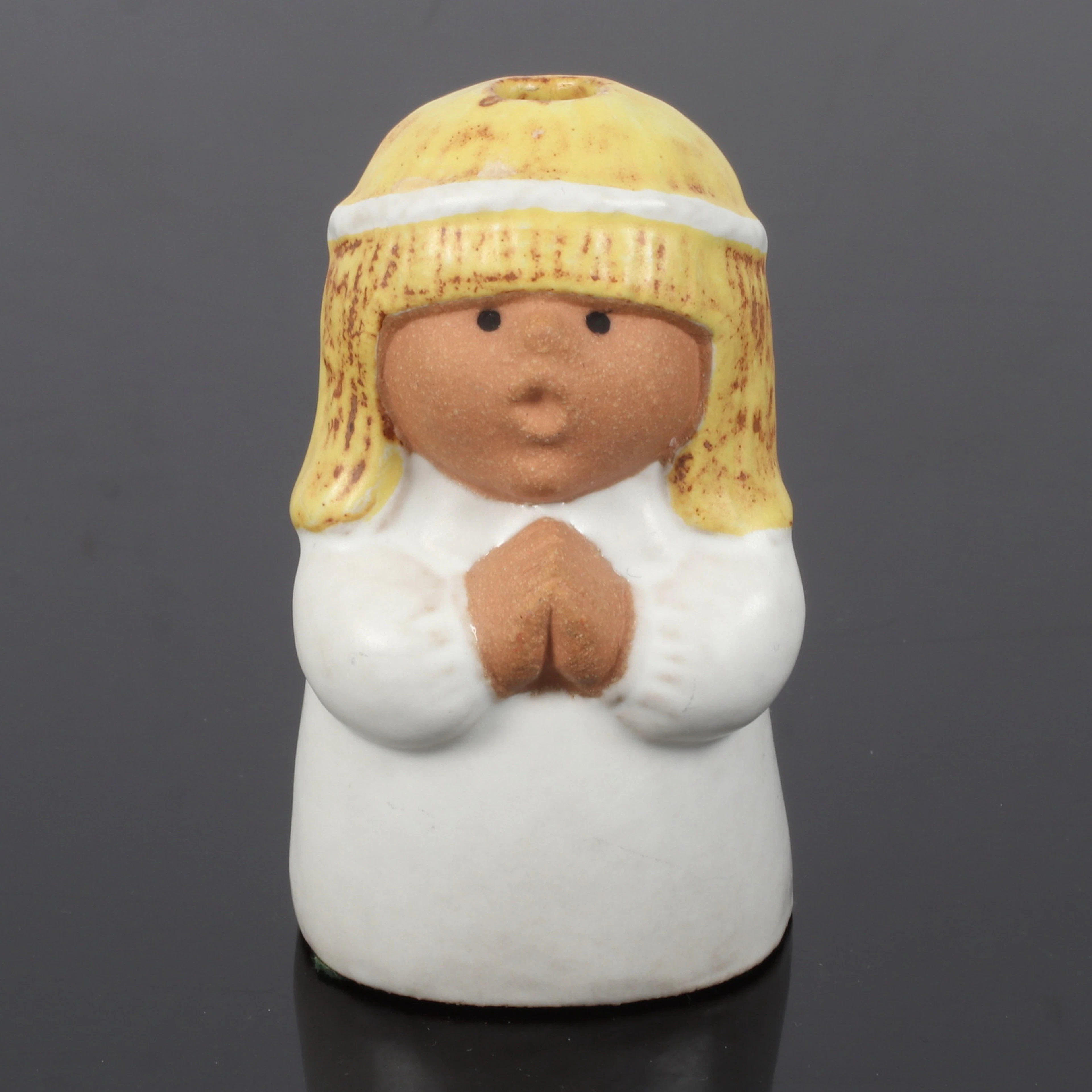 LISA LARSON. Ljusstake, stengods, lucia, ur serien "Advent".