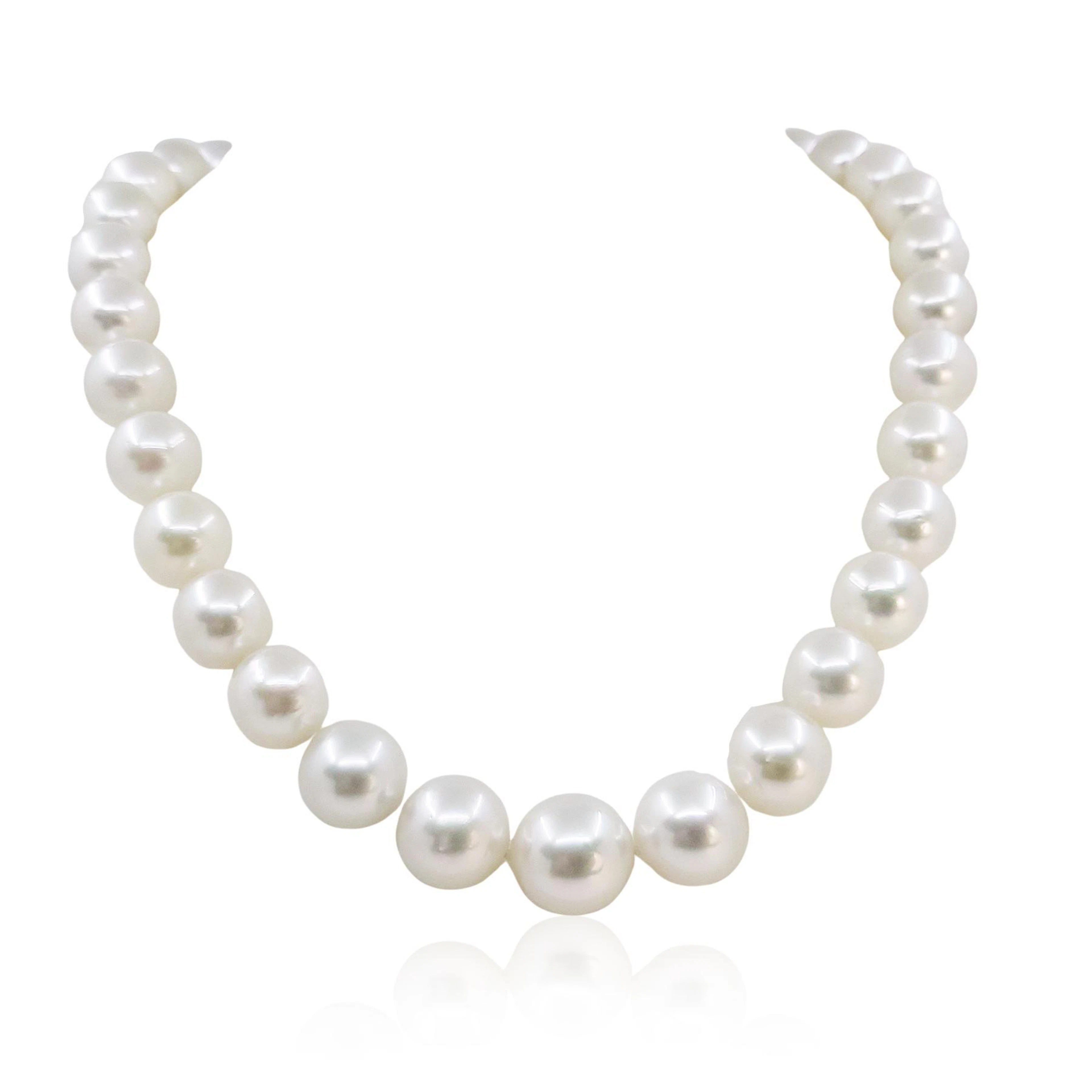 Round Australian South Sea Pearl Necklace