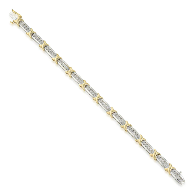 Two-Tone Diamond Bracelet