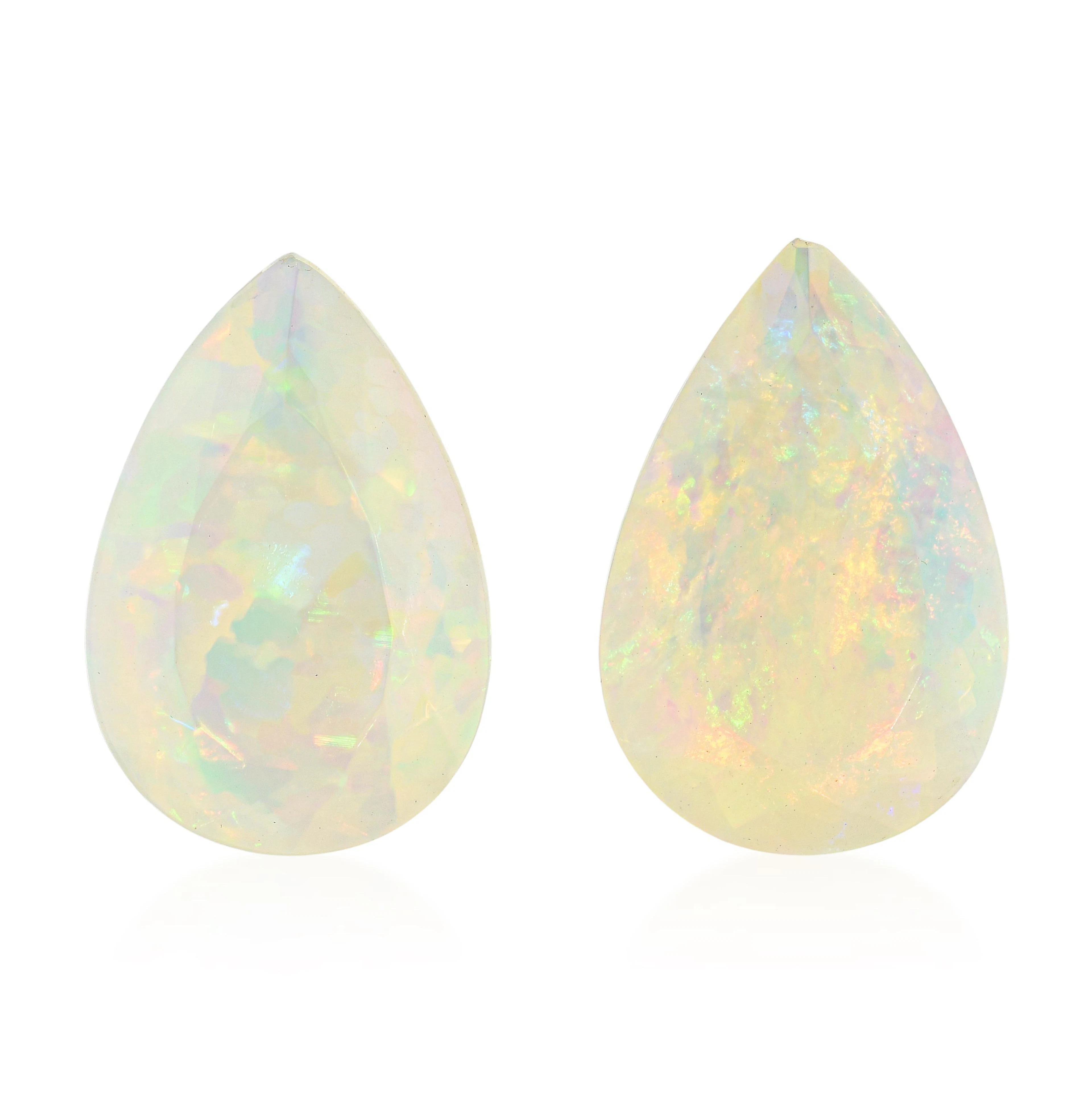 22.80-Carat Opal Pear Shape Loose Gemstone Group