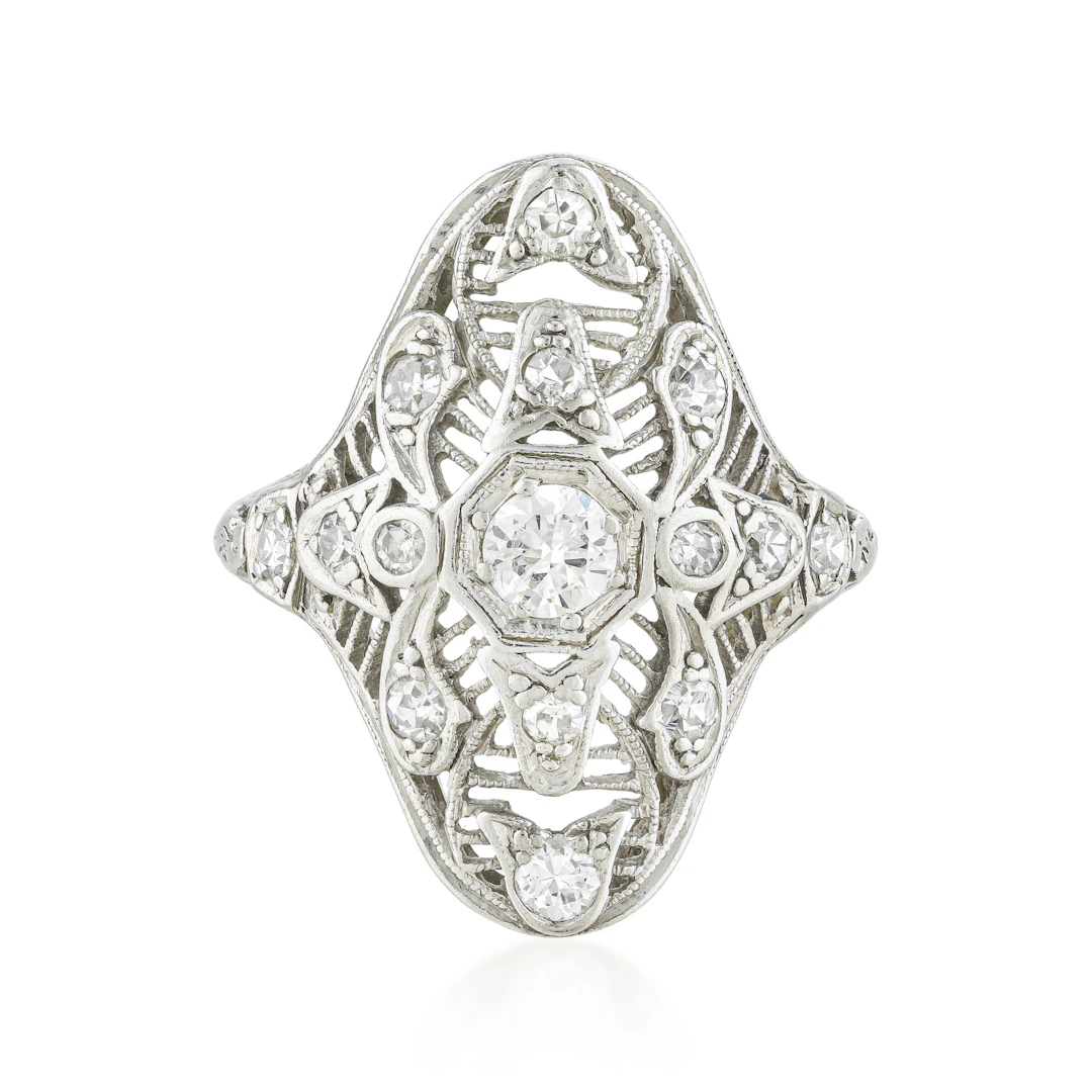 Art Deco Style Diamond Ring