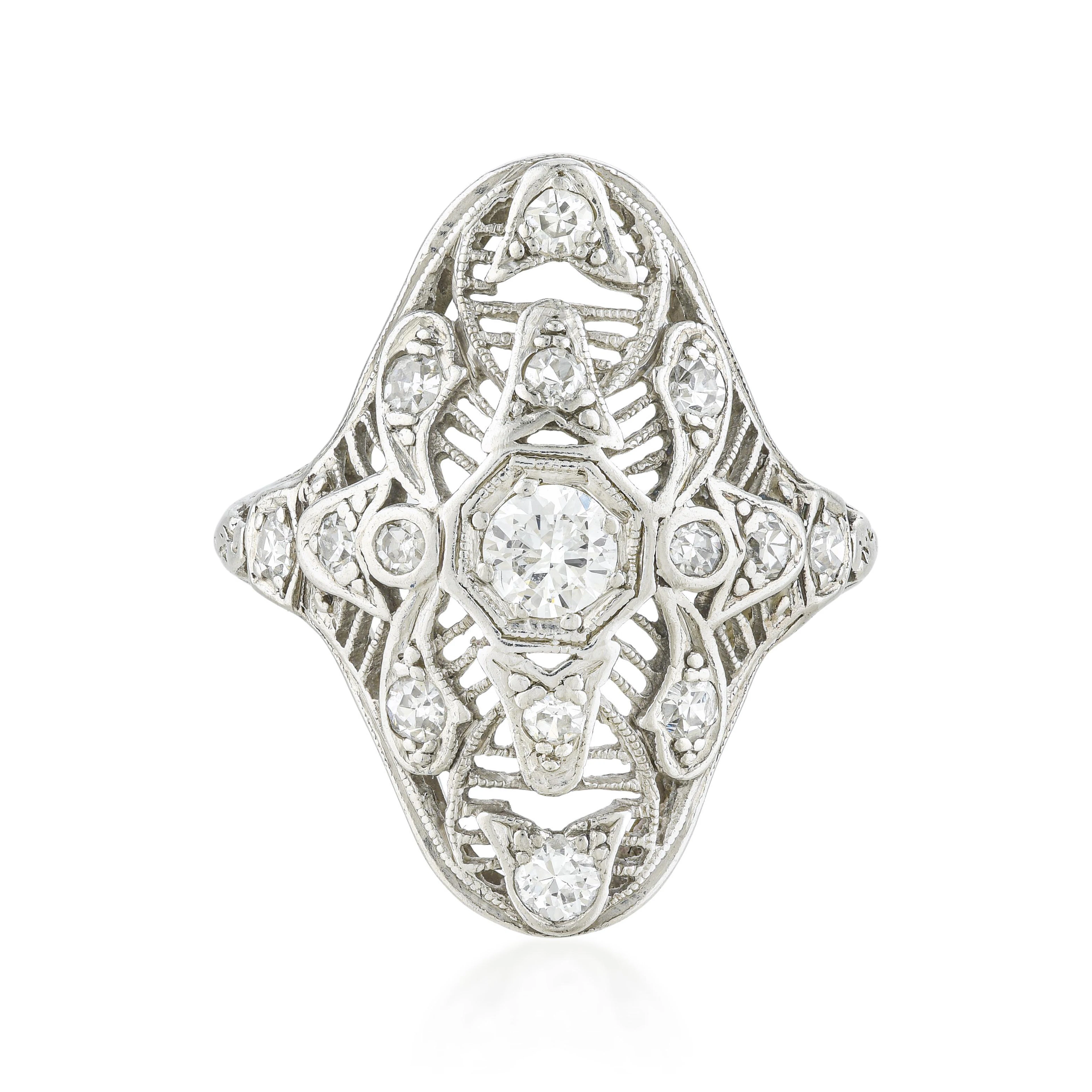 Art Deco Style Diamond Ring