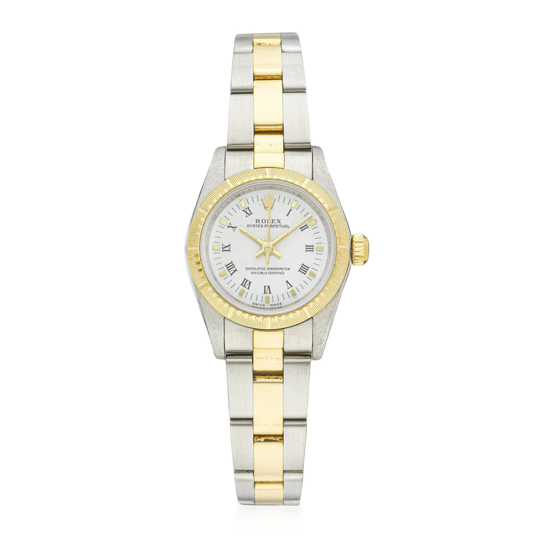 Rolex Oyster Perpetual Ladies' in Steel and 18K Gold