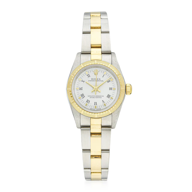Rolex Oyster Perpetual Ladies' in Steel and 18K Gold