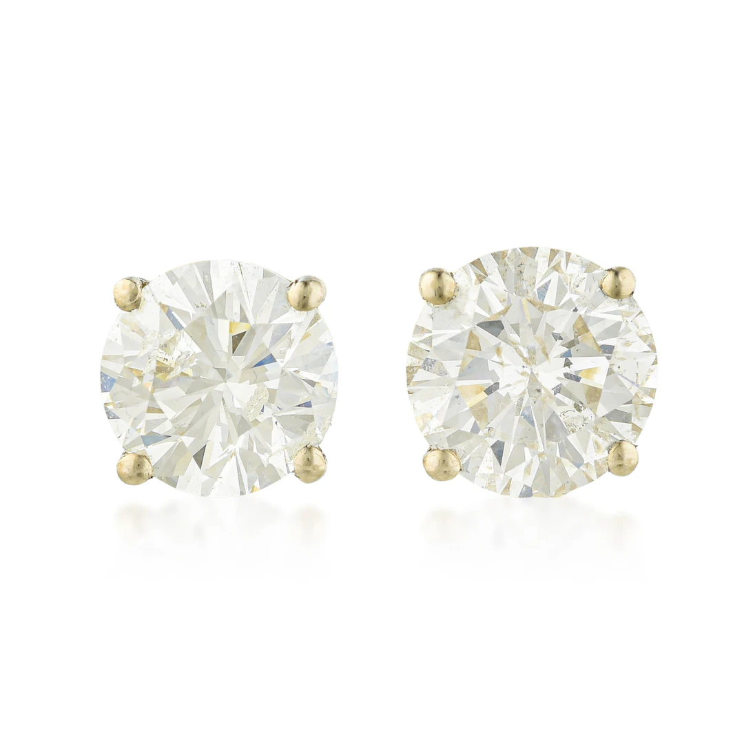 Diamond Stud Earrings (Approx. 1.99 CTW)