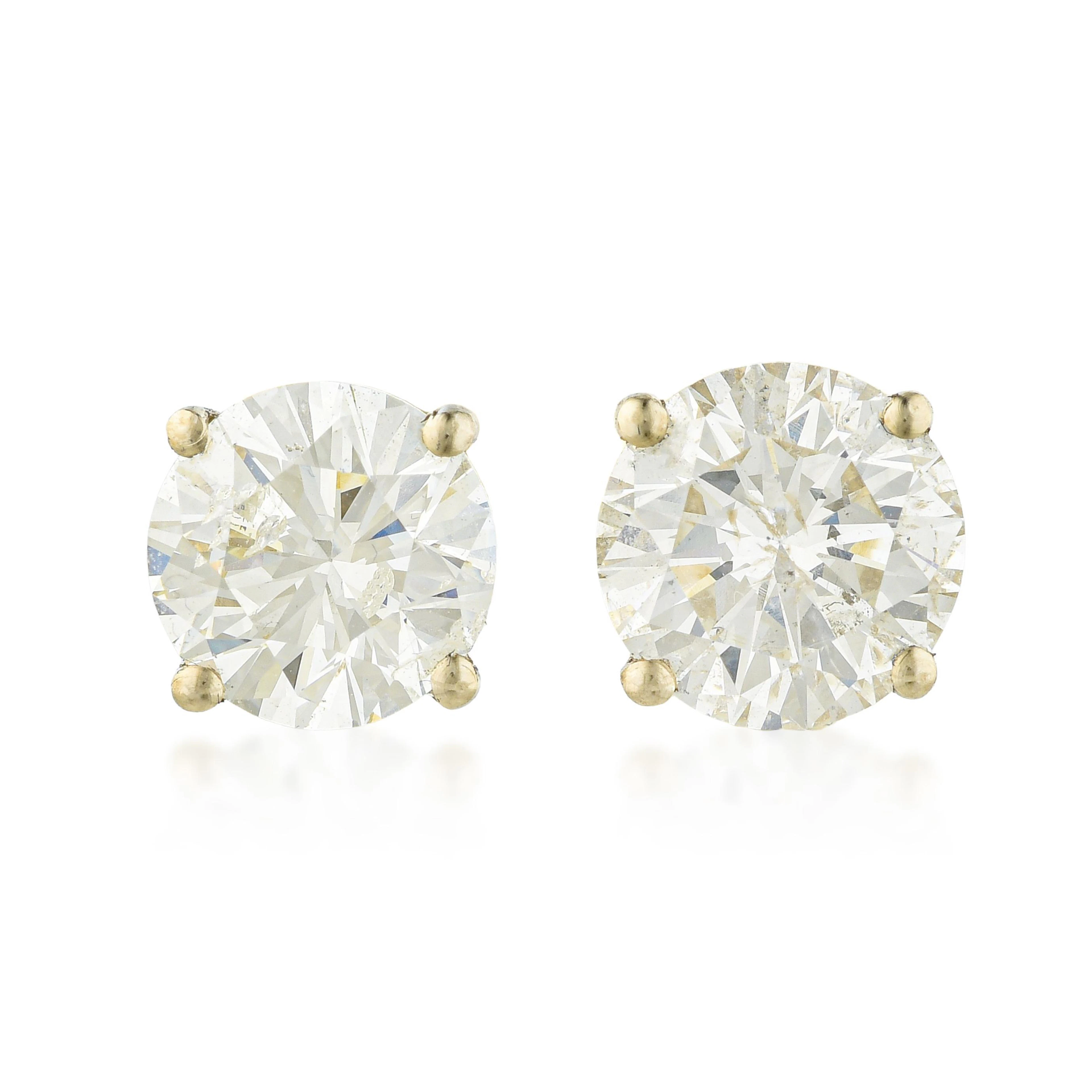 Diamond Stud Earrings (Approx. 1.99 CTW)