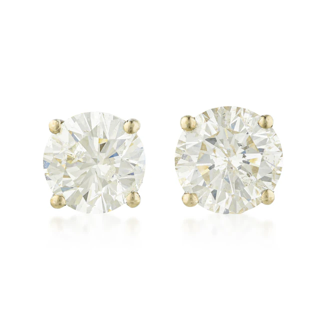 Diamond Stud Earrings (Approx. 1.99 CTW)