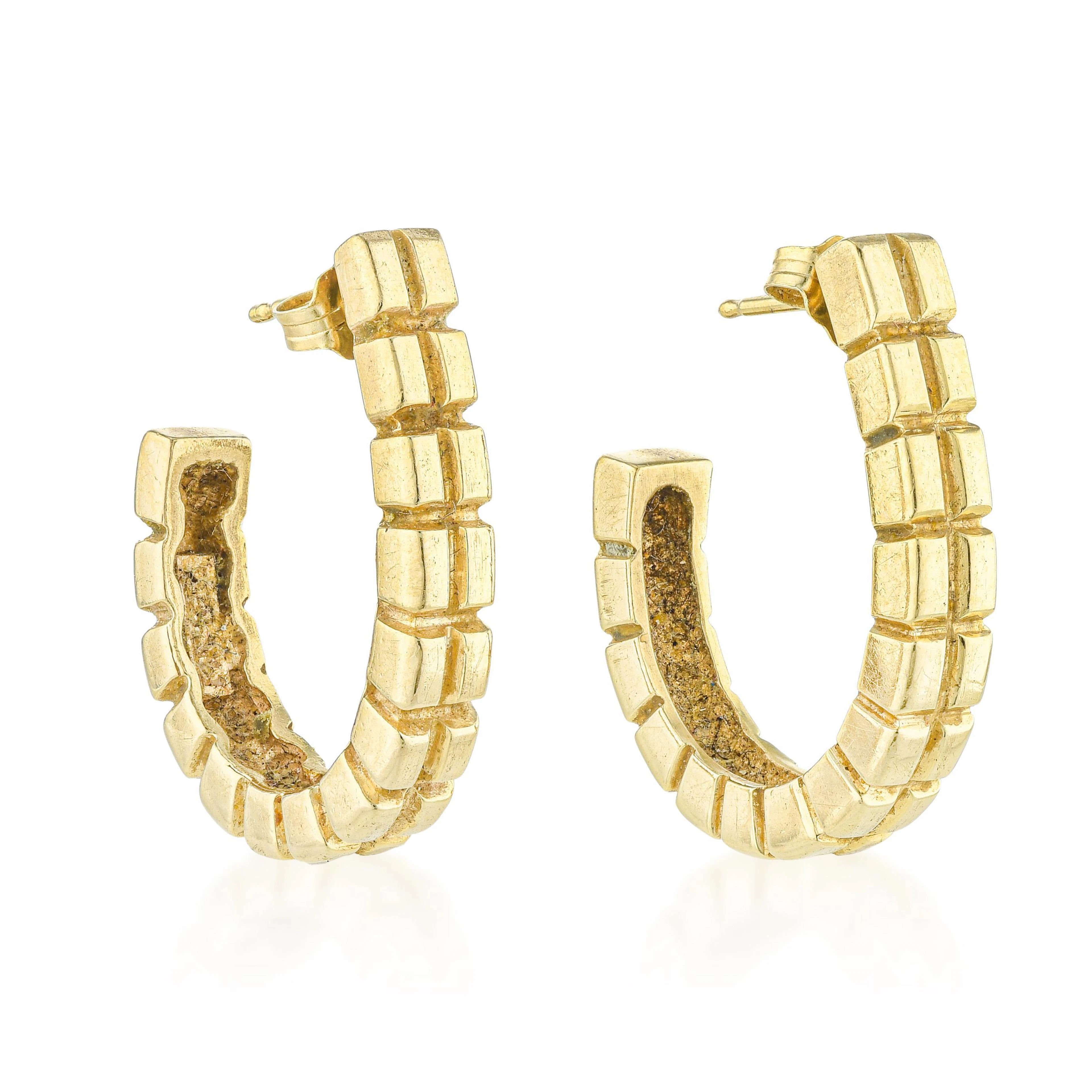 J-Style Semi Hoop Earrings