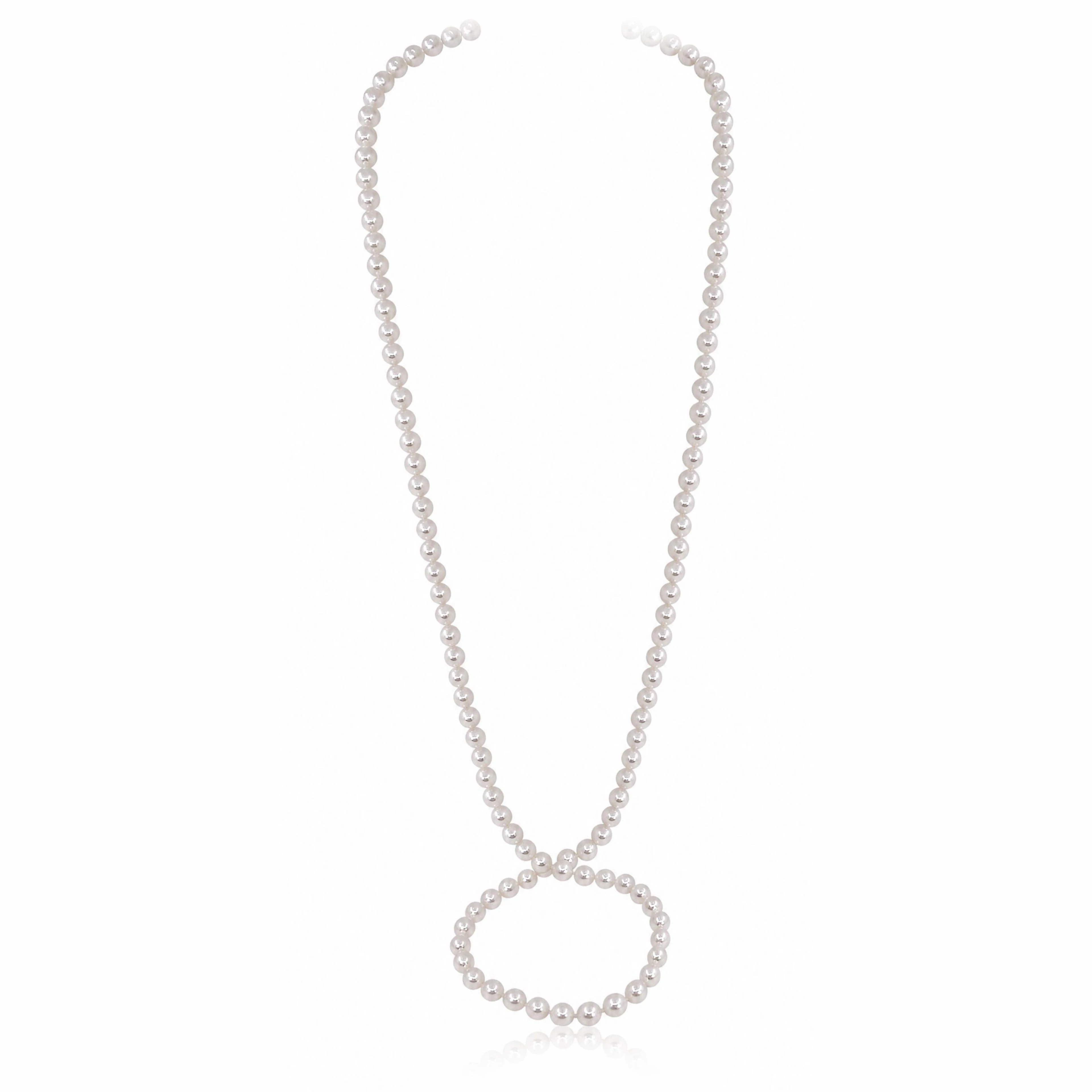 Double Akoya Pearl Necklace