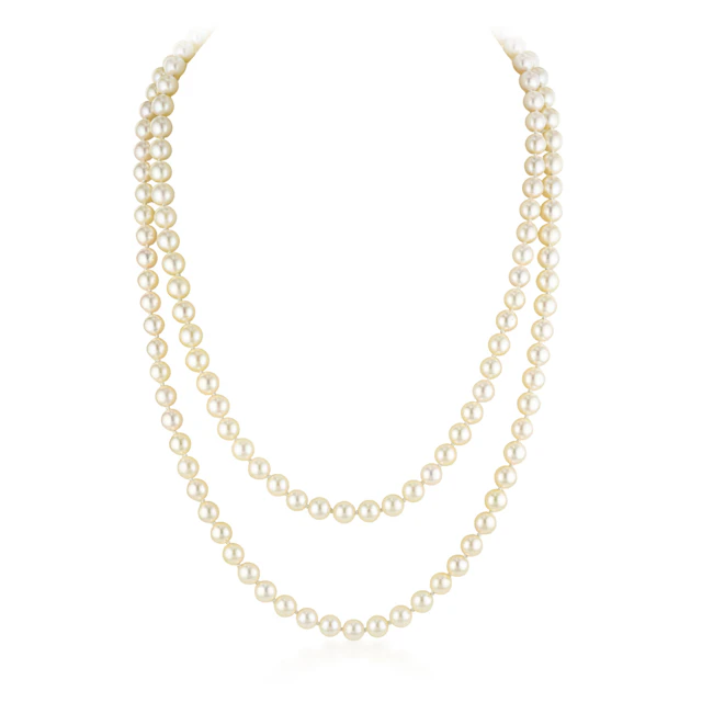 Opera Length Pearl Necklace