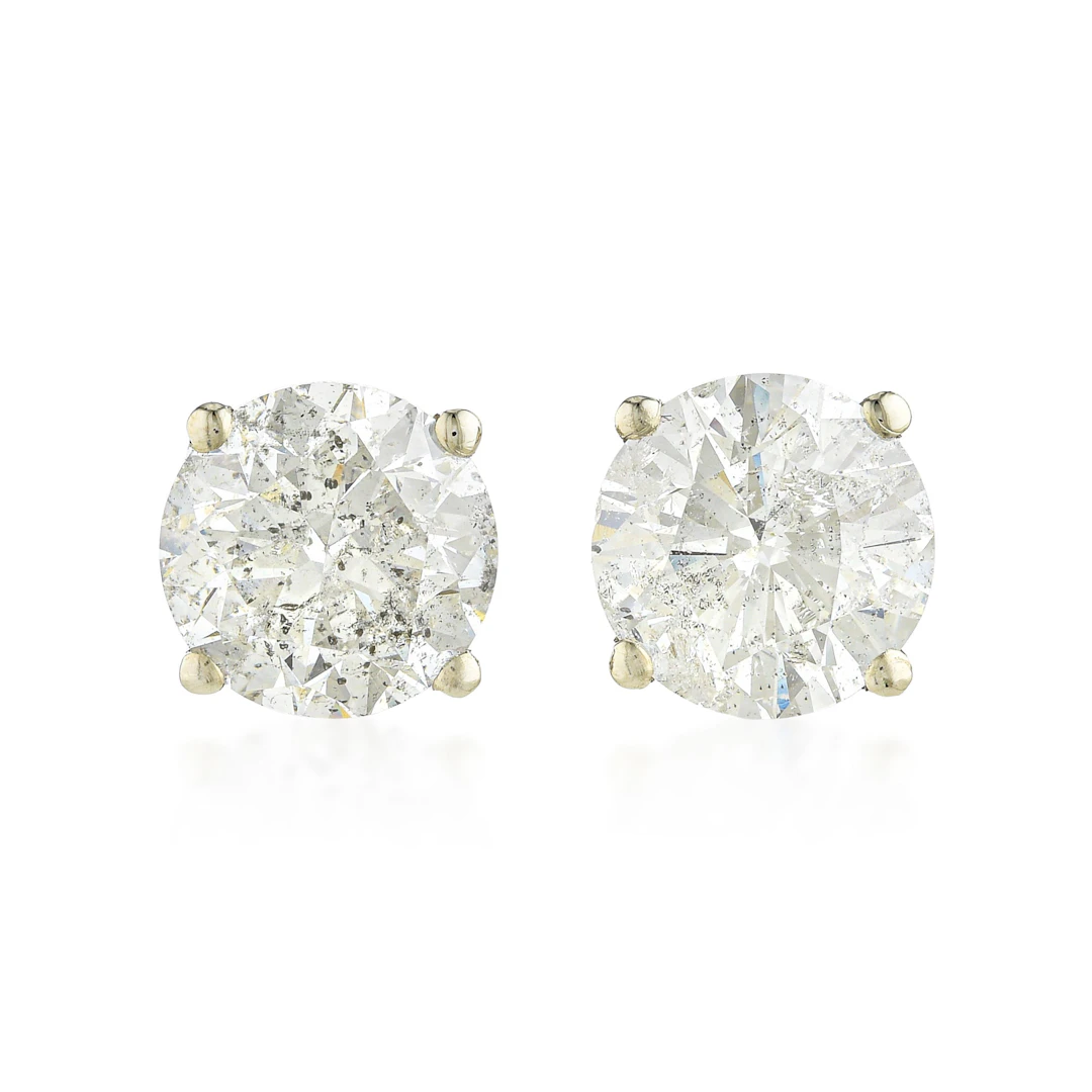 Diamond Stud Earrings (Approx. 2.02 CTW)