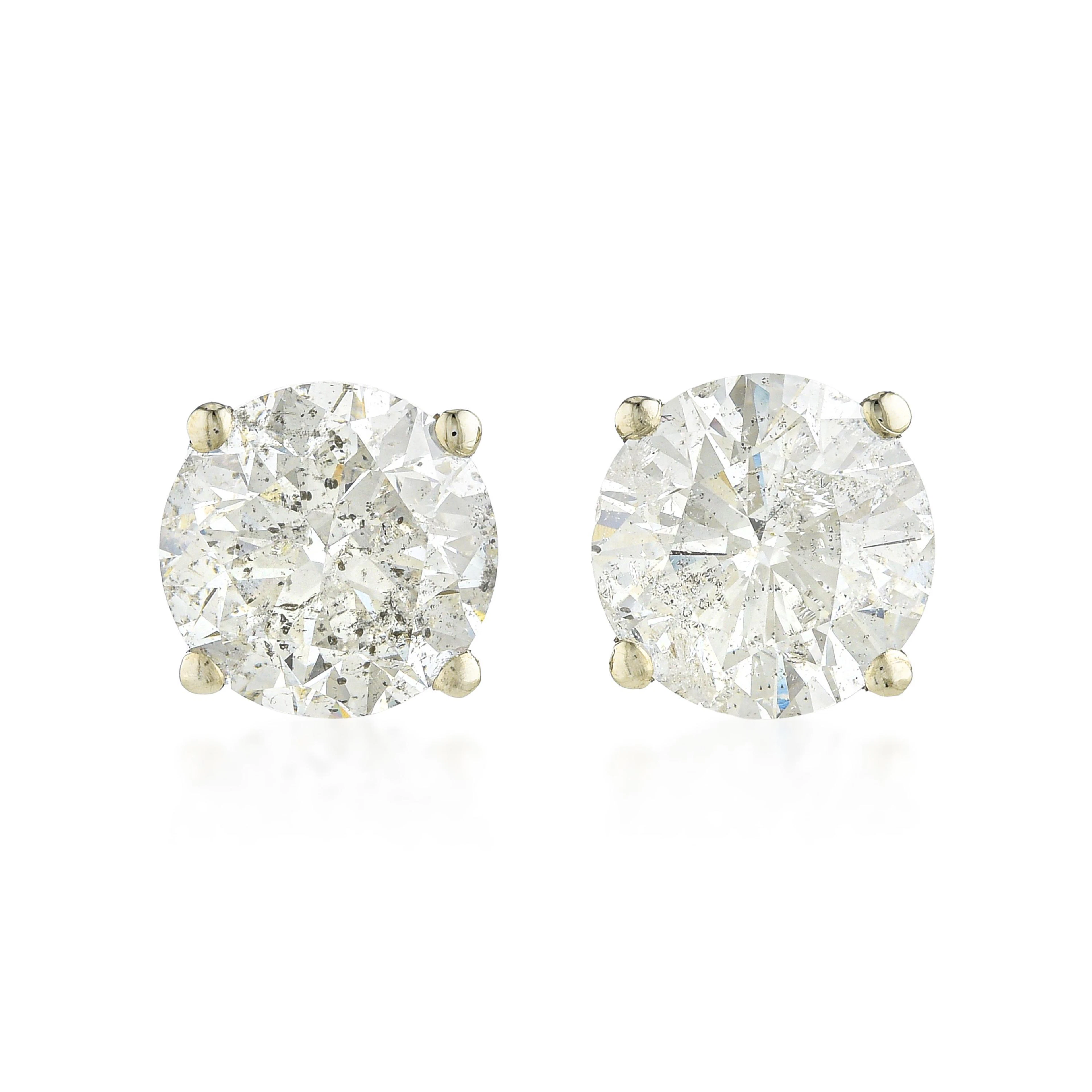 Diamond Stud Earrings (Approx. 2.02 CTW)