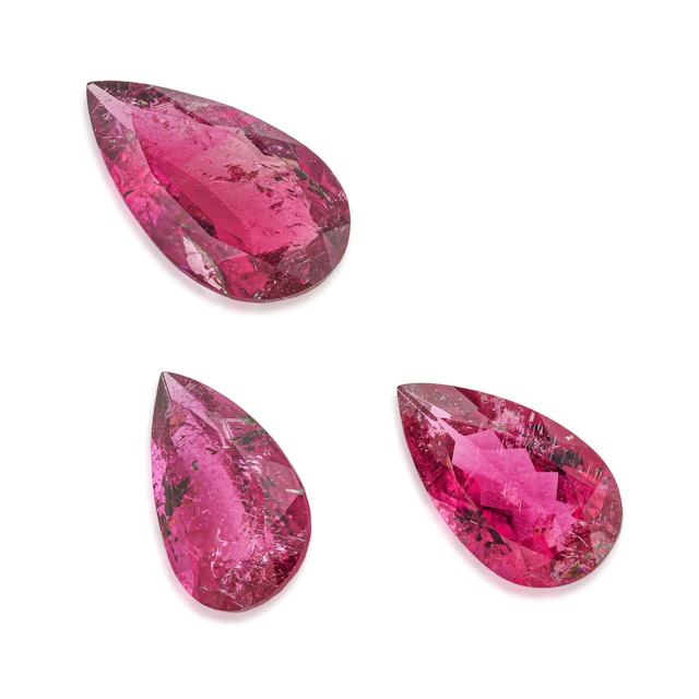 6.50-Carat Rubellite Loose Gemstone Group