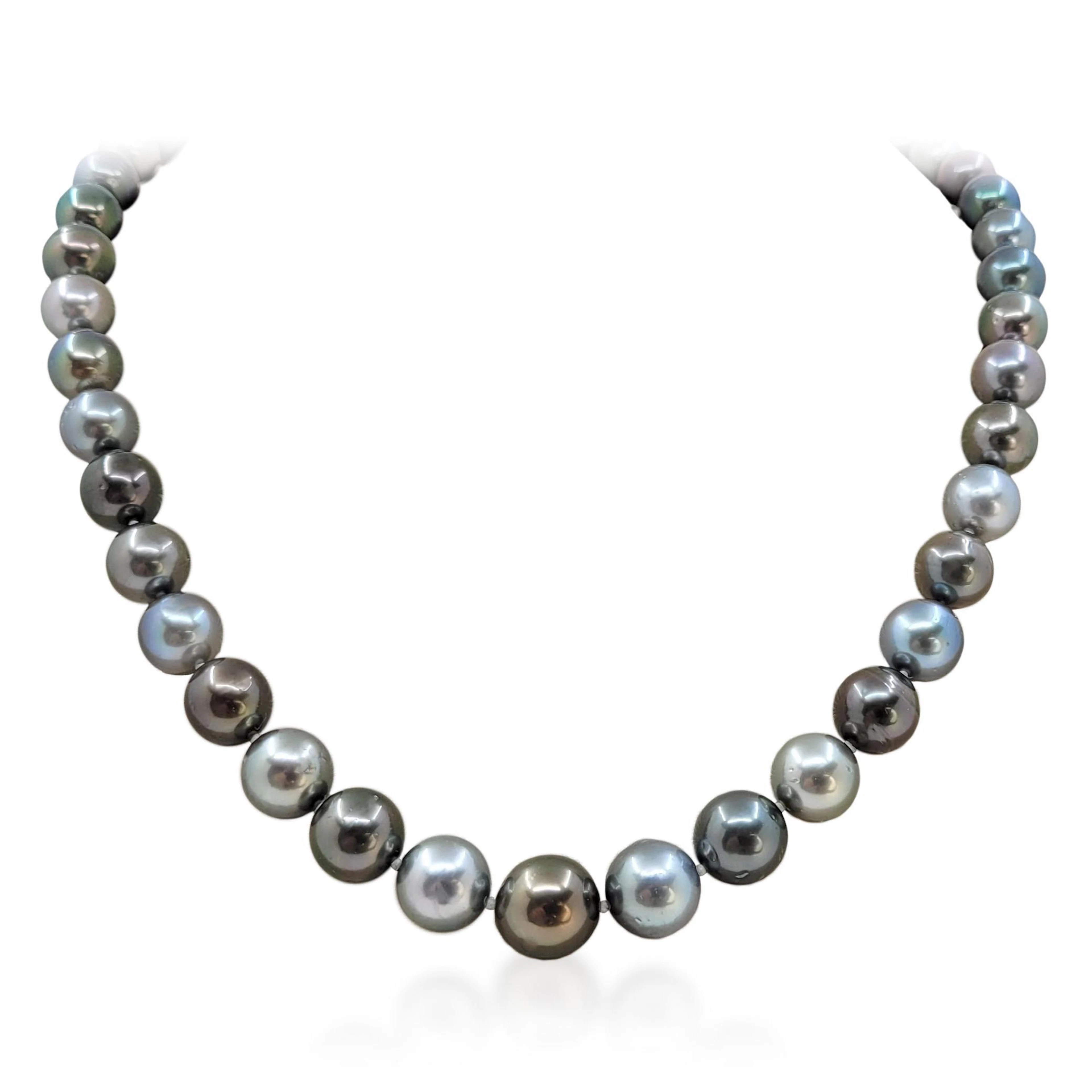 Multi-Color Tahitian Pearl Necklace