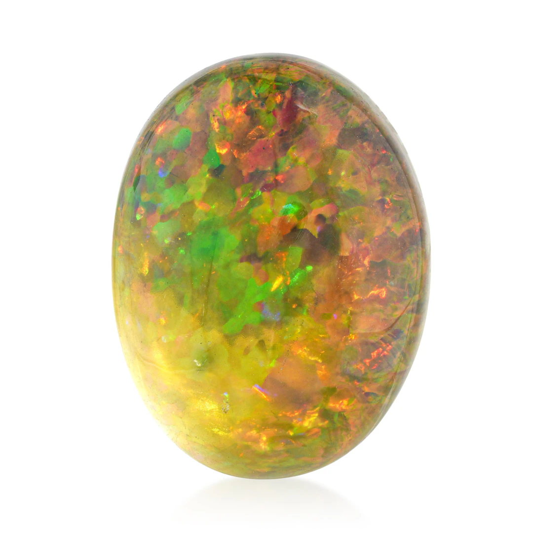 18.80-Carat Opal Oval Cabochon Loose Gemstone