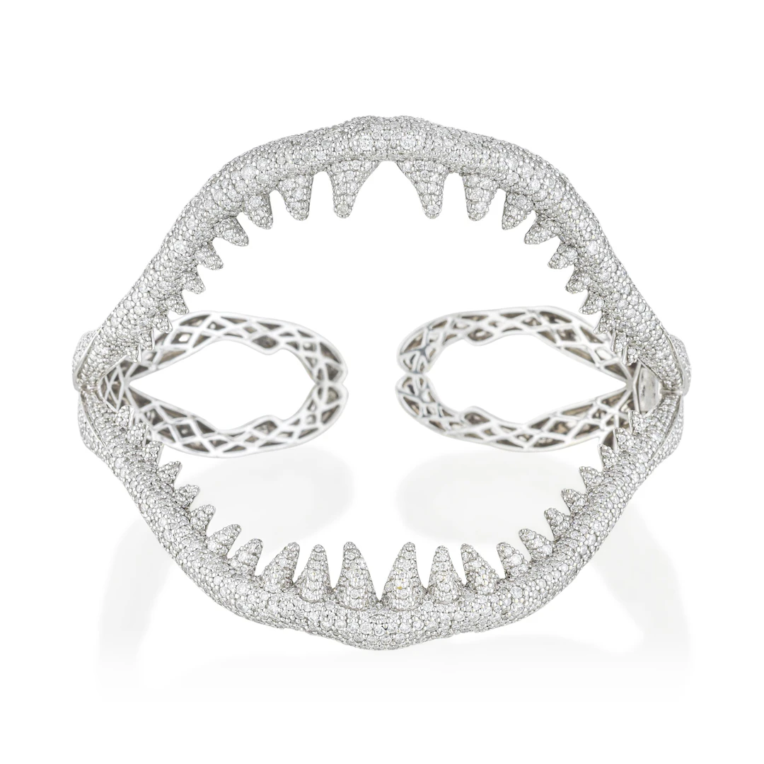 Shark Jaw Diamond Bracelet