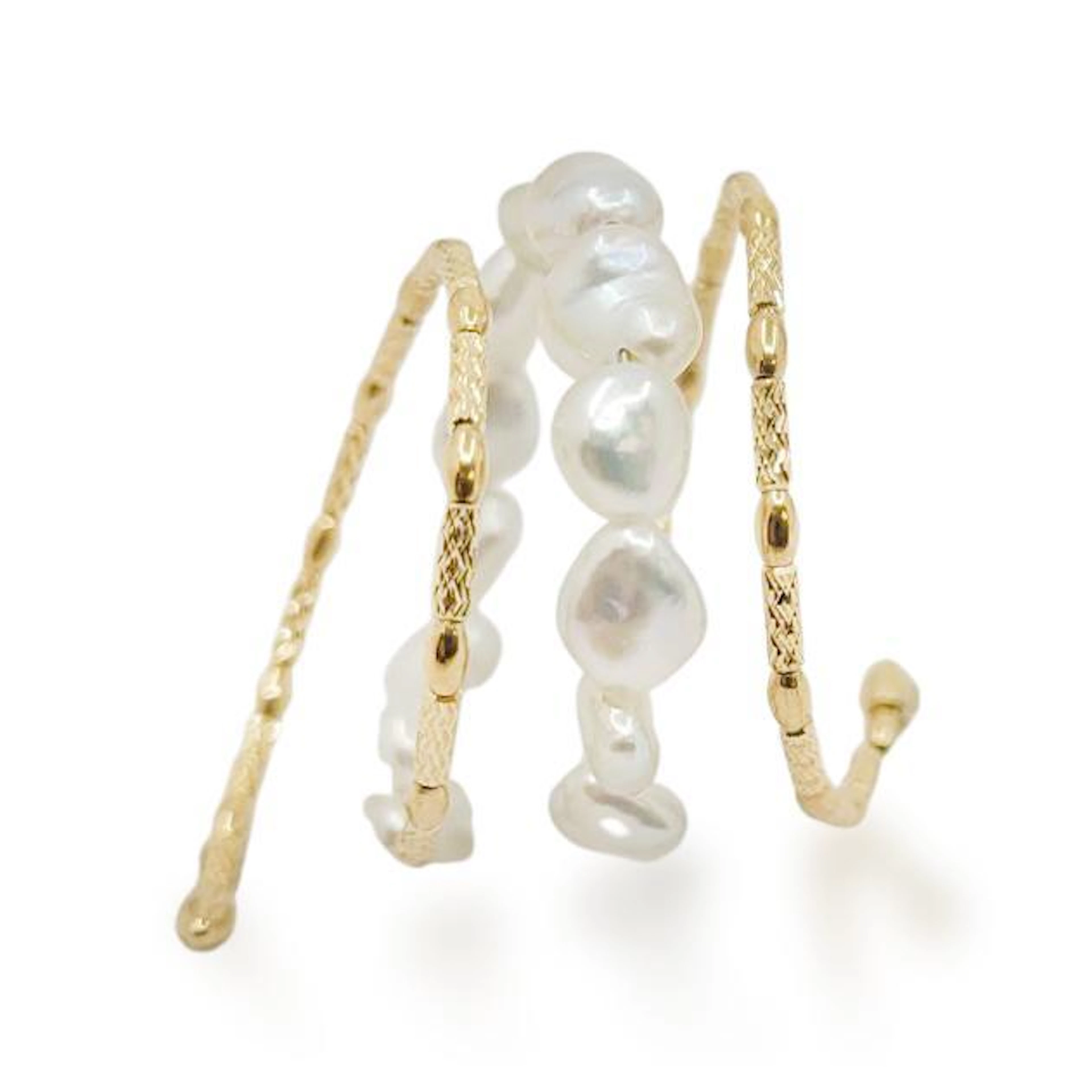 Keshi Akoya Pearl Wrap Ring