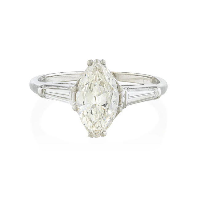 Marquise Diamond Engagement Ring