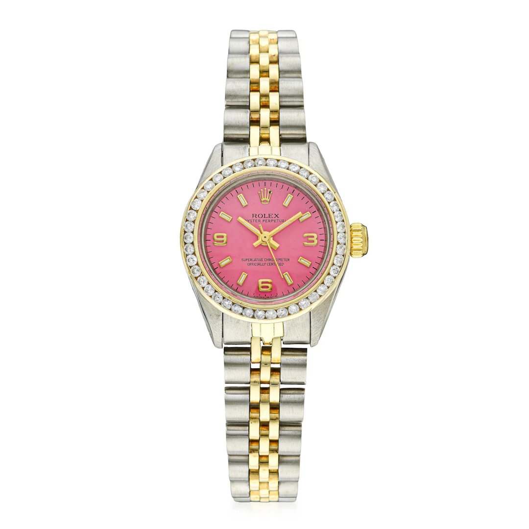 Rolex Oyster Perpetual Ladies' in Steel and 14K Gold
